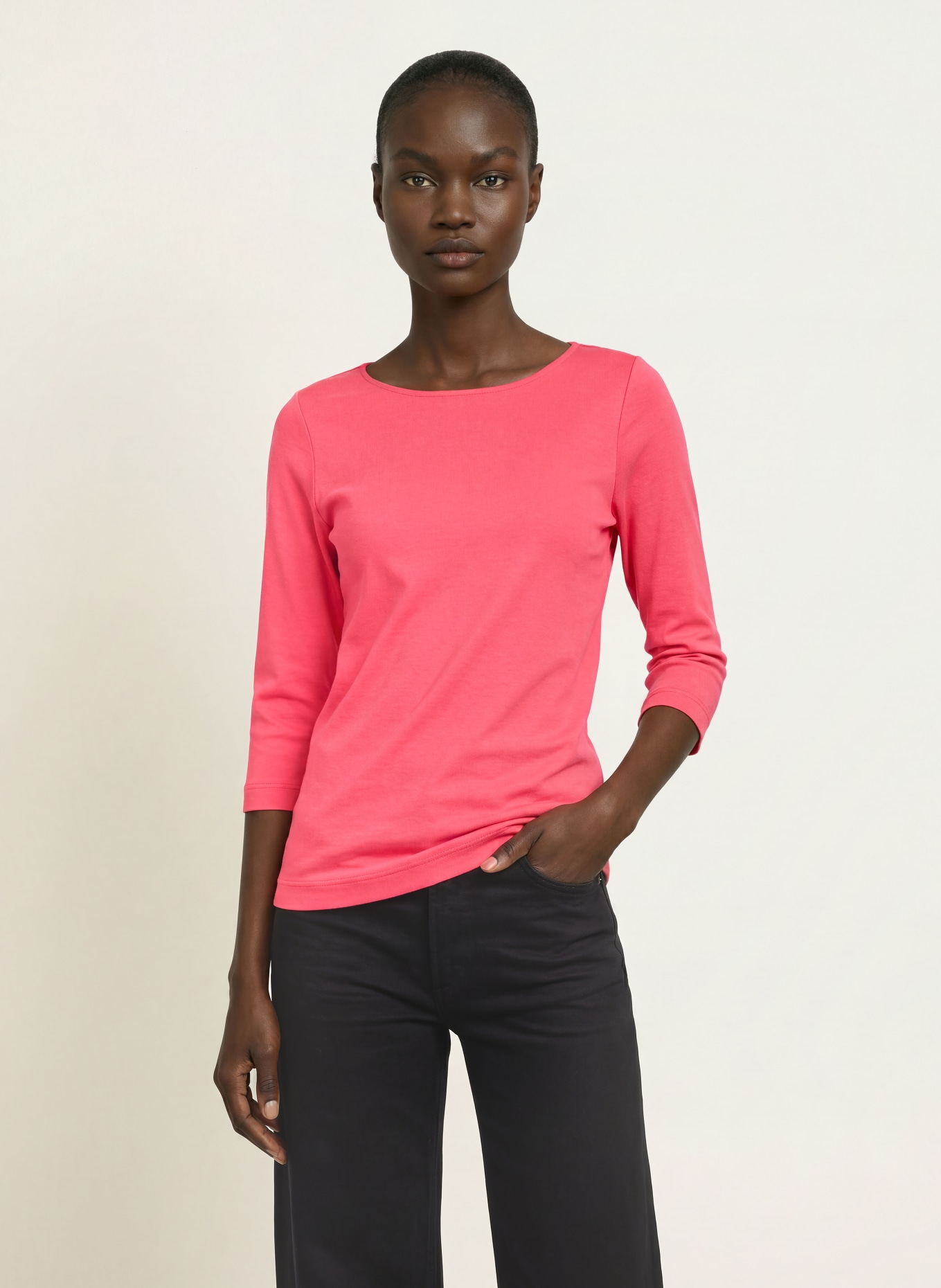 lilienfels Shirt mit 3/4-Arm: PINK