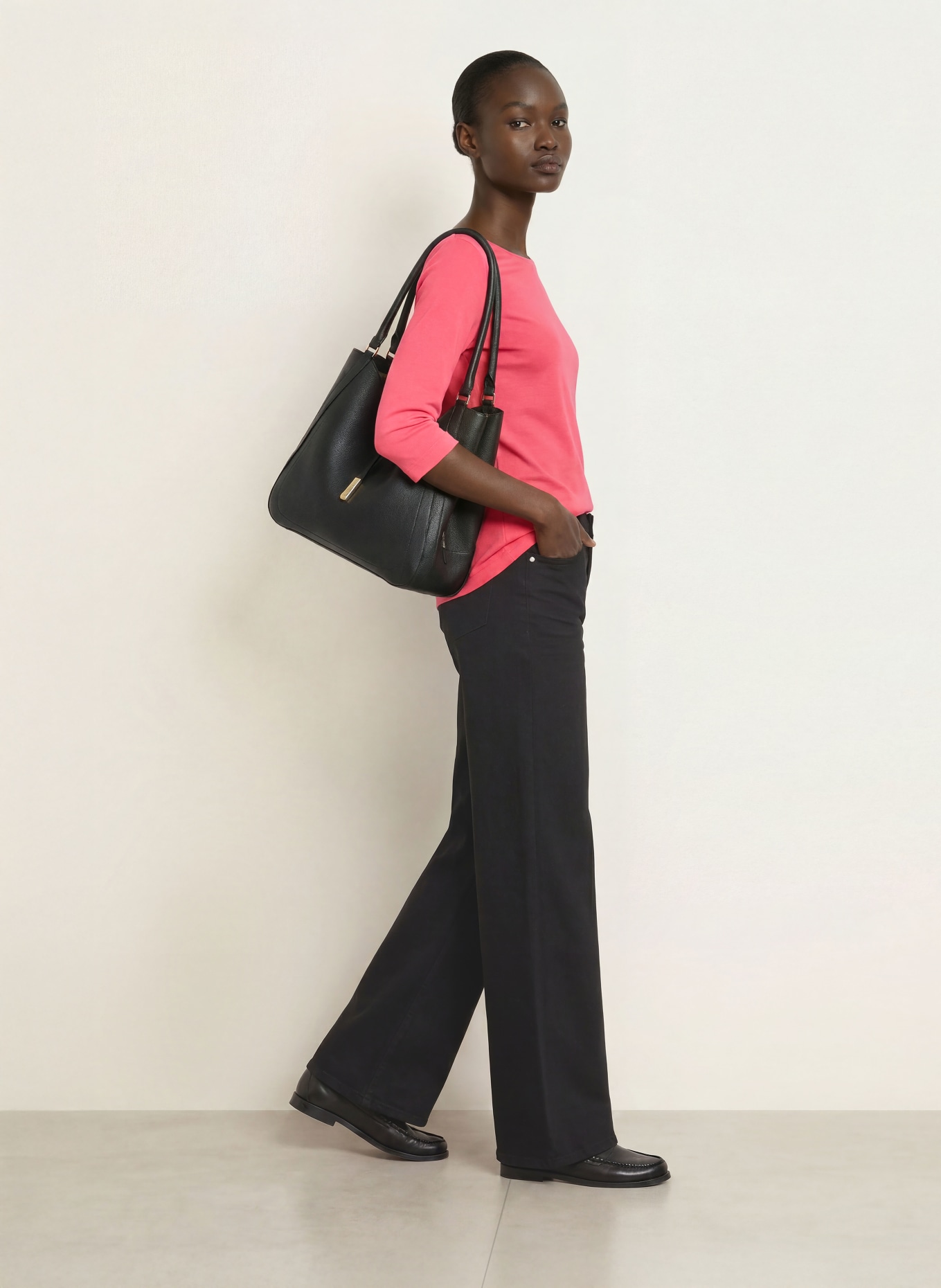 lilienfels Shirt mit 3/4-Arm: PINK