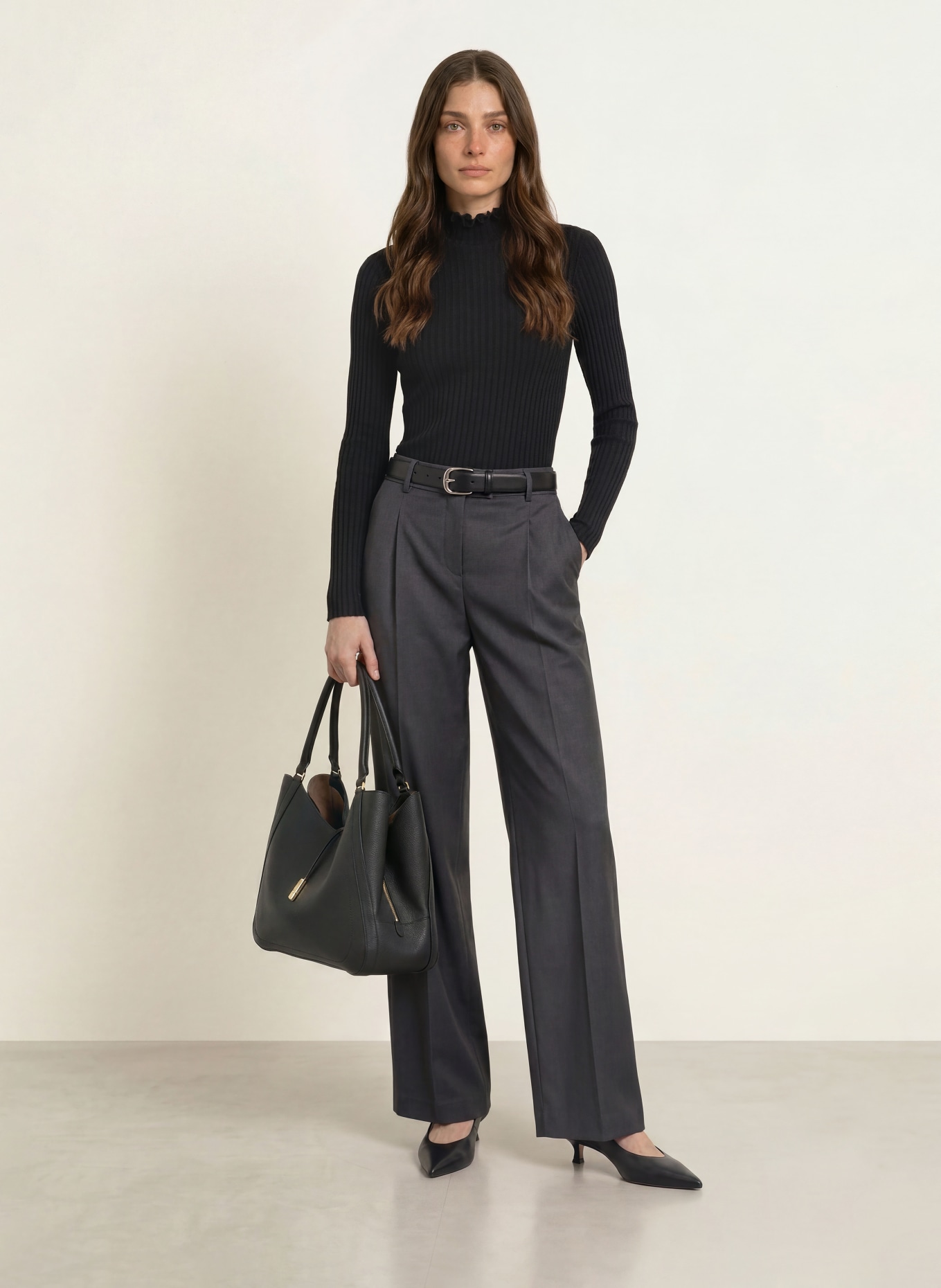 lilienfels Longsleeve: SCHWARZ