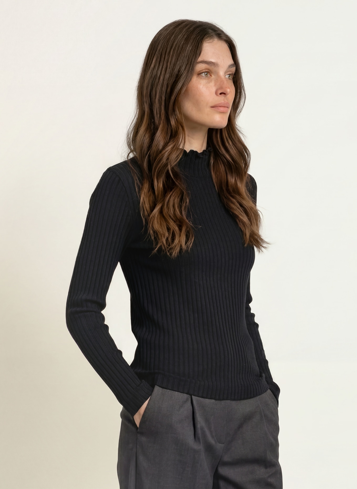 lilienfels Longsleeve: SCHWARZ