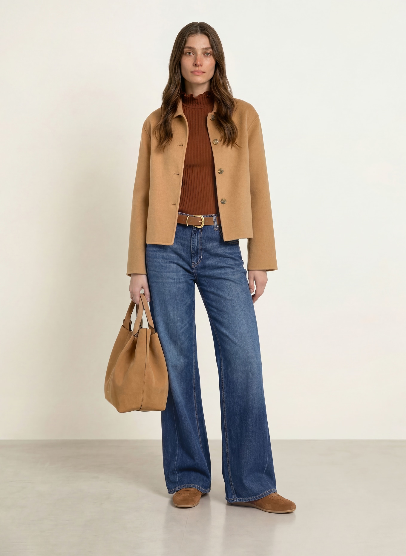 lilienfels Long-sleeve shirt: BROWN