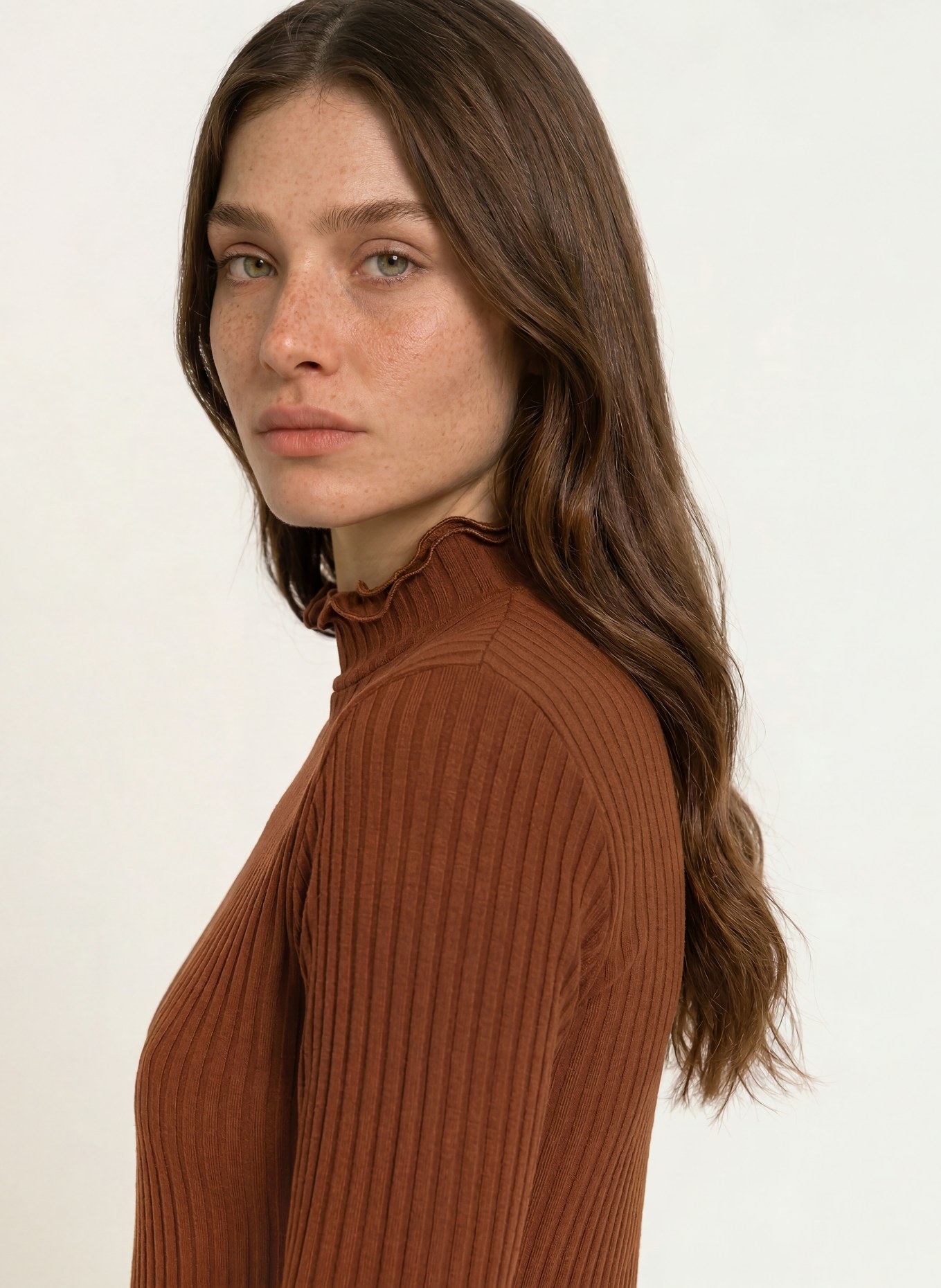 lilienfels Long-sleeve shirt: BROWN