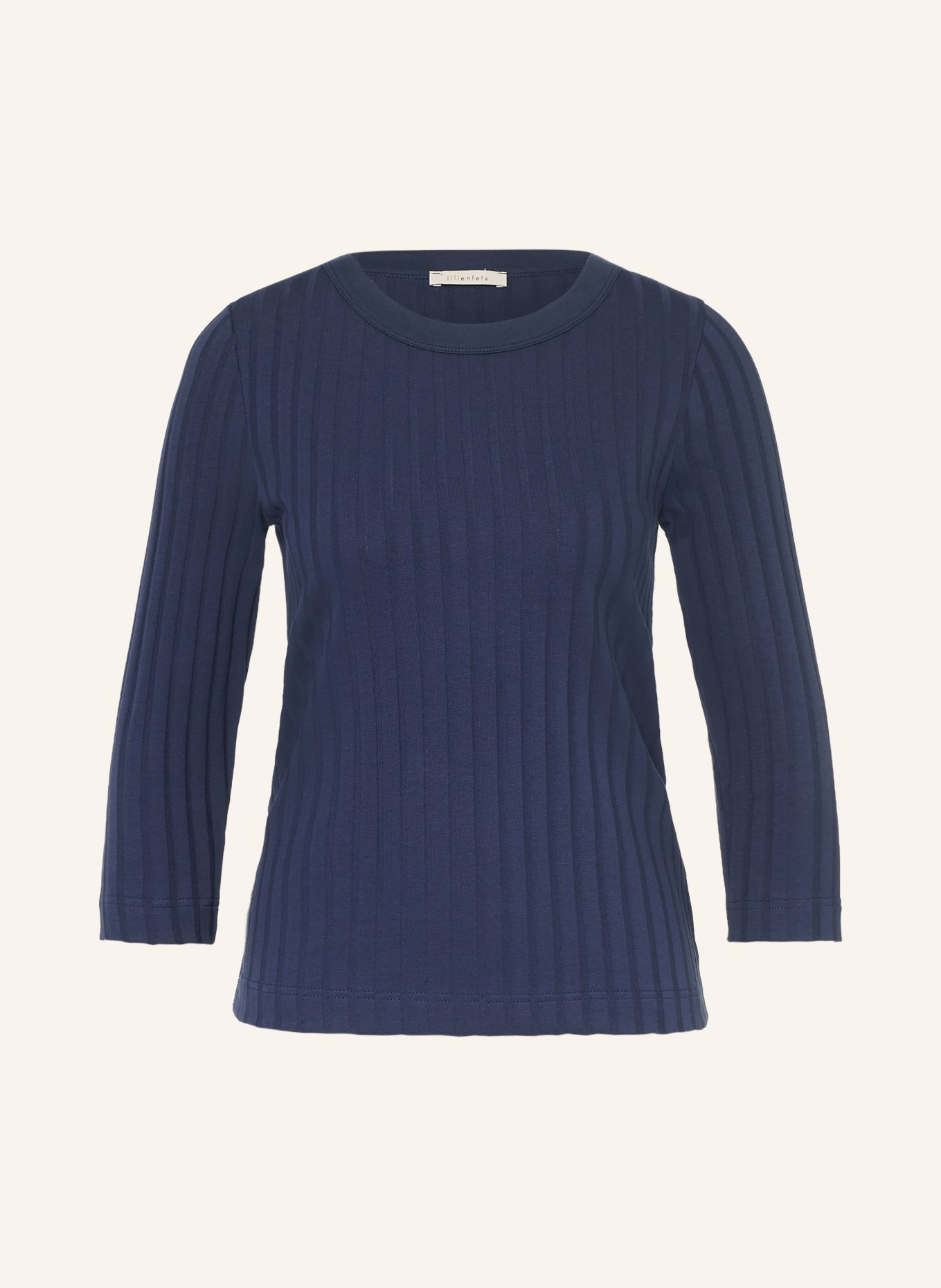 lilienfels Shirt mit 3/4-Arm: DUNKELBLAU