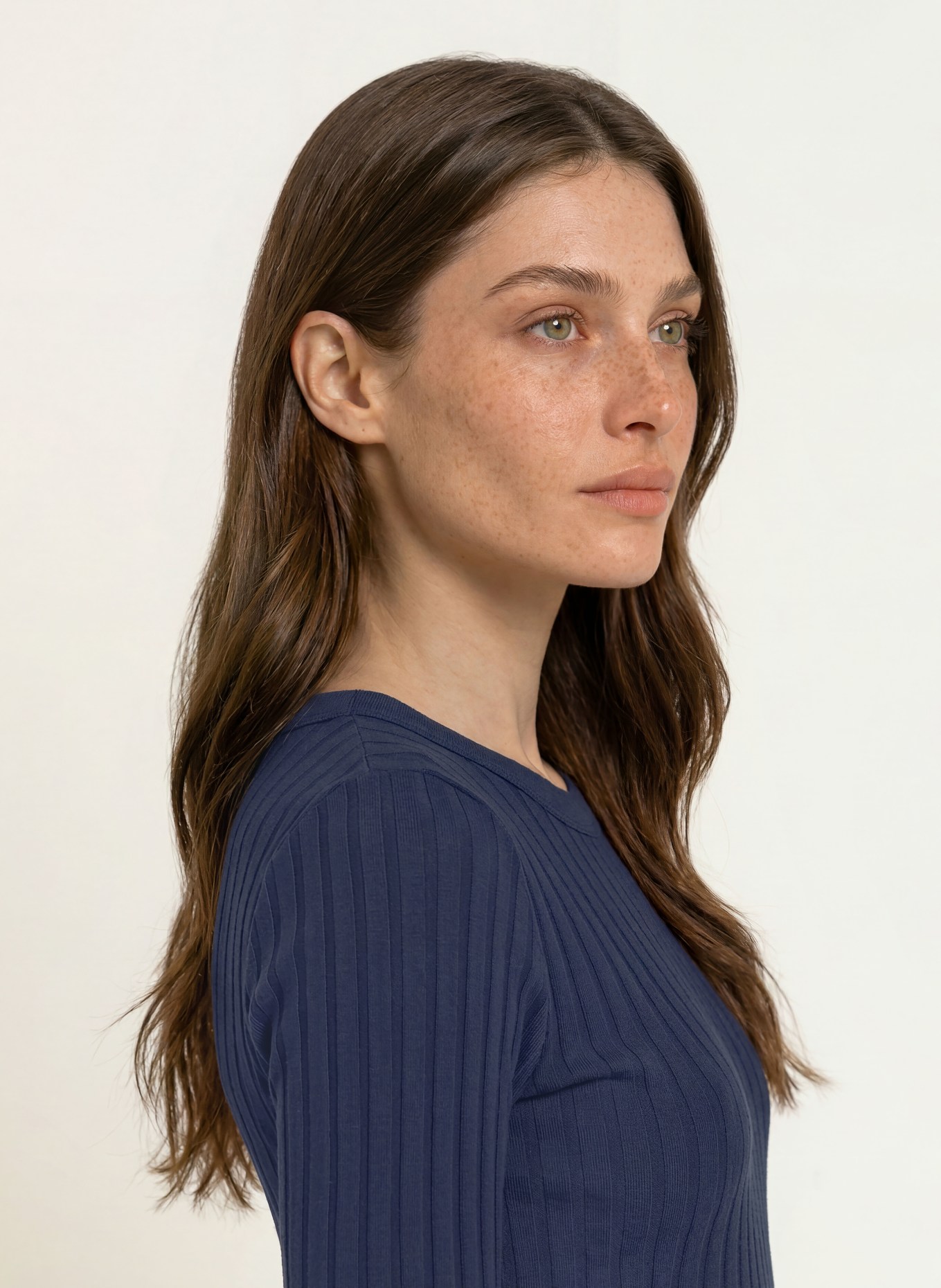 lilienfels Shirt mit 3/4-Arm: DUNKELBLAU