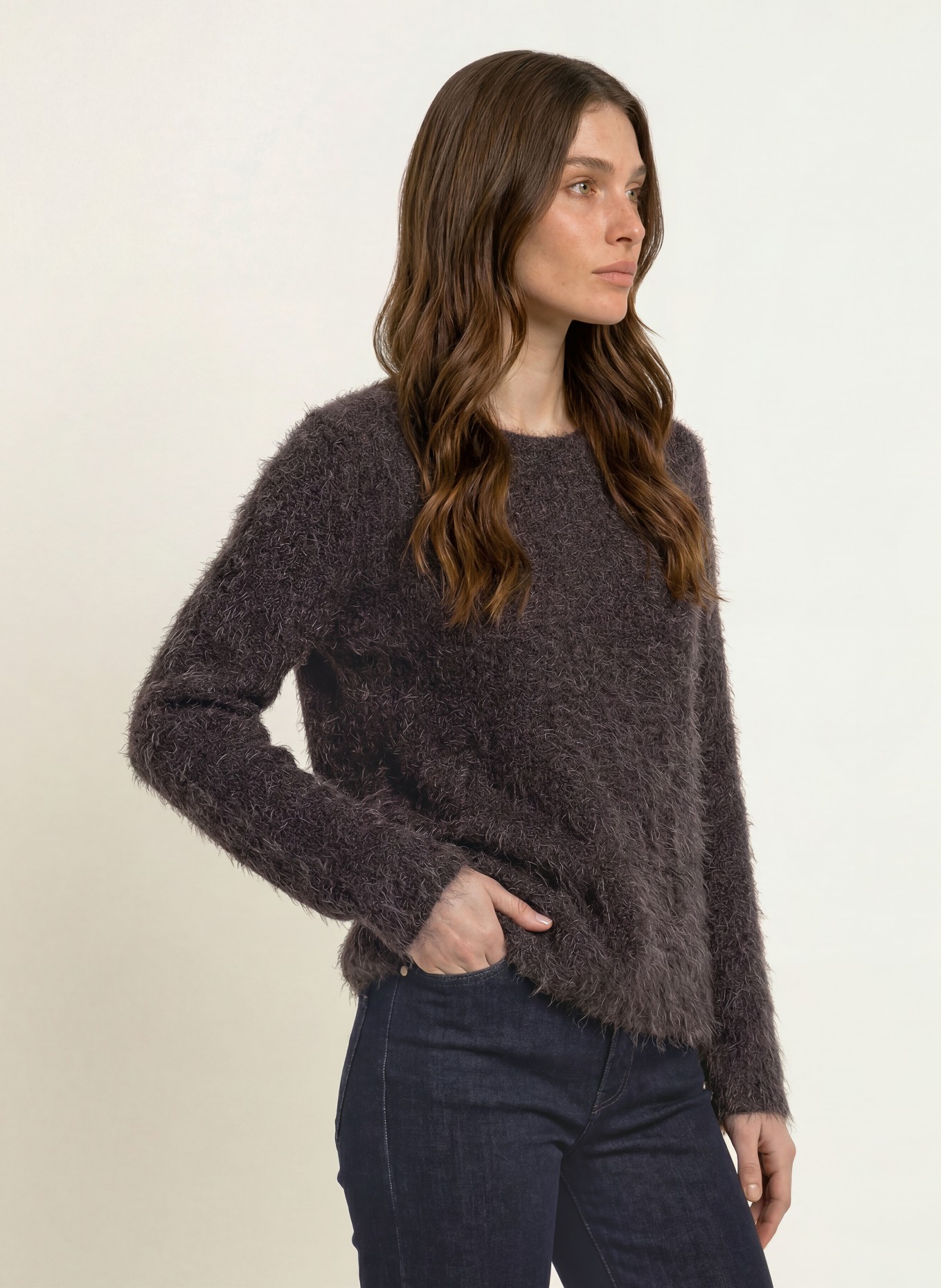 lilienfels Sweater: DARK BROWN