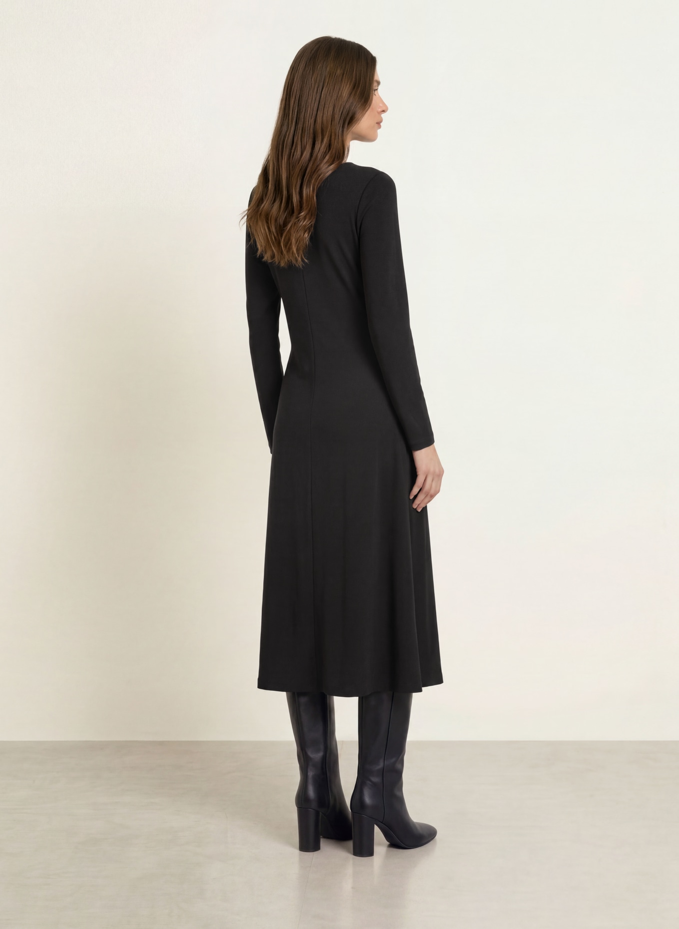 lilienfels Jerseykjole: SORT