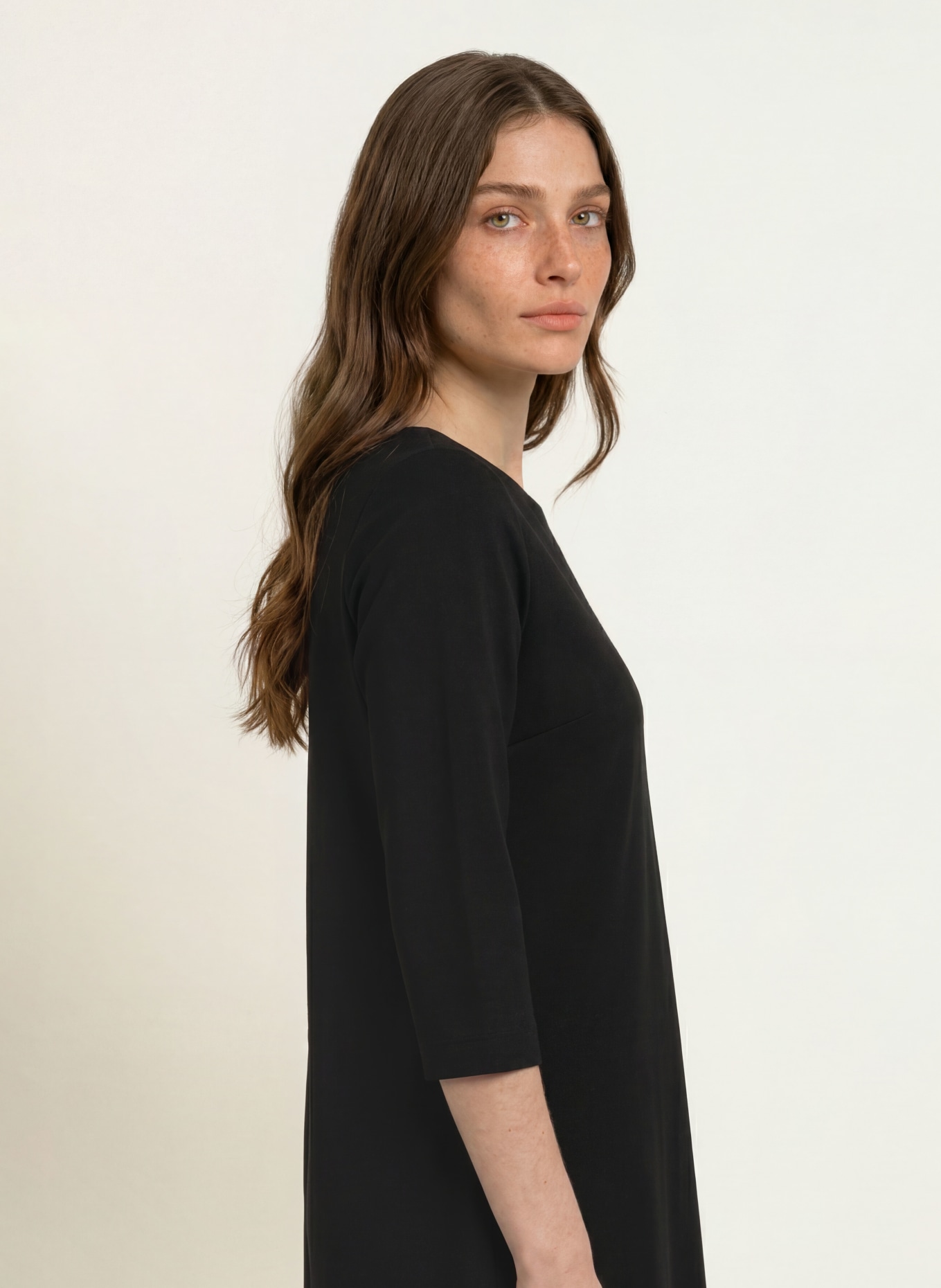 lilienfels Rochie cu mâneci 3/4: NEGRU