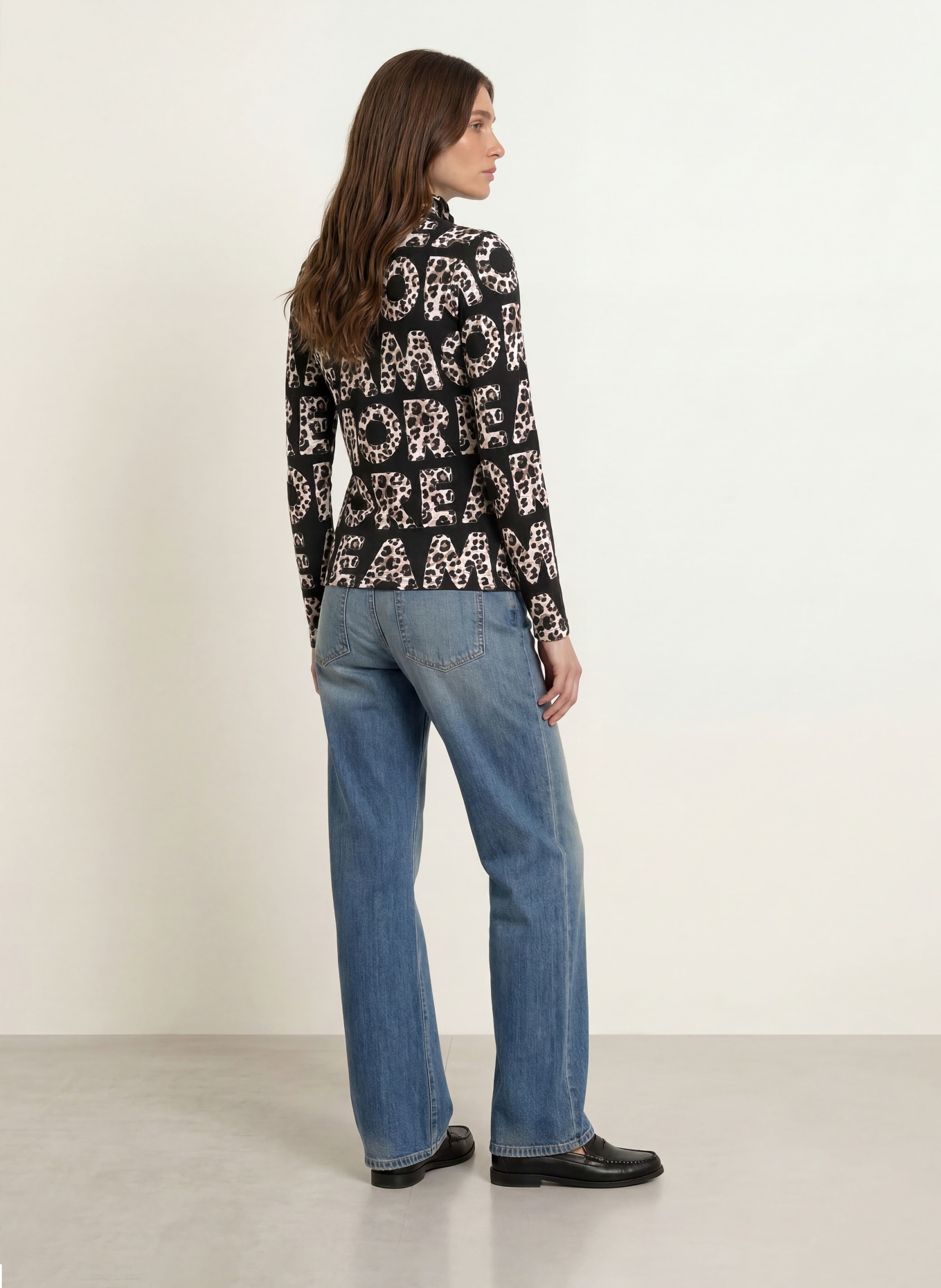 lilienfels Longsleeve: SCHWARZ / ECRU