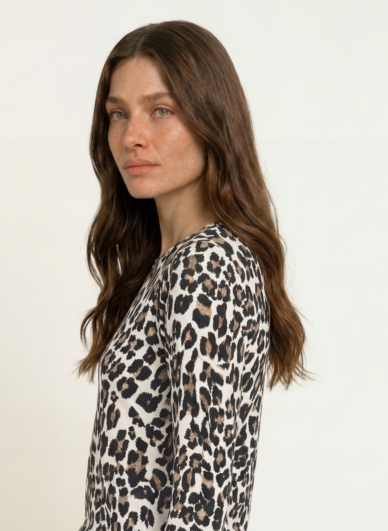 lilienfels Shirt mit 3/4-Arm: CREME / BEIGE / SCHWARZ