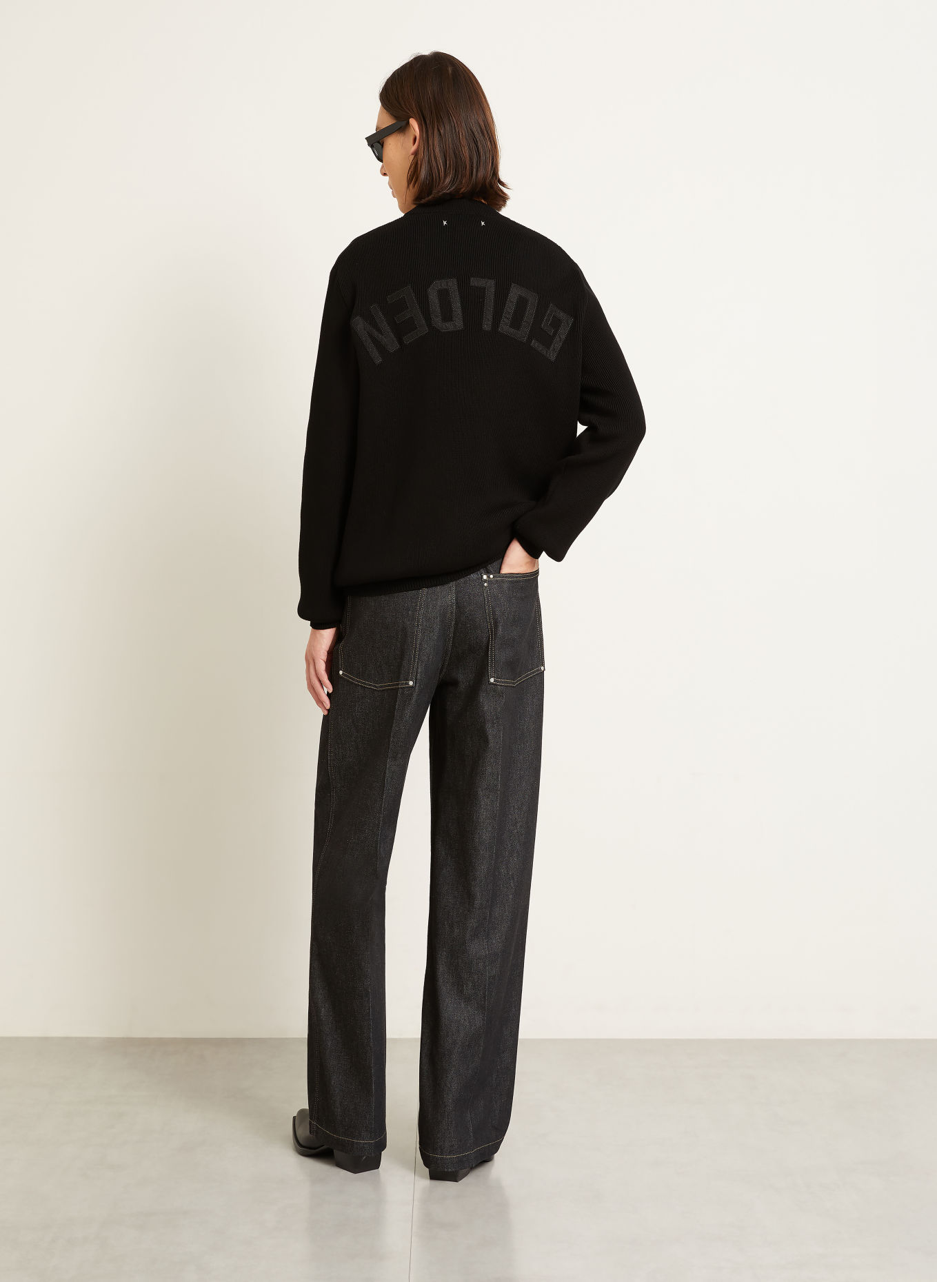 GOLDEN GOOSE Pull: NOIR