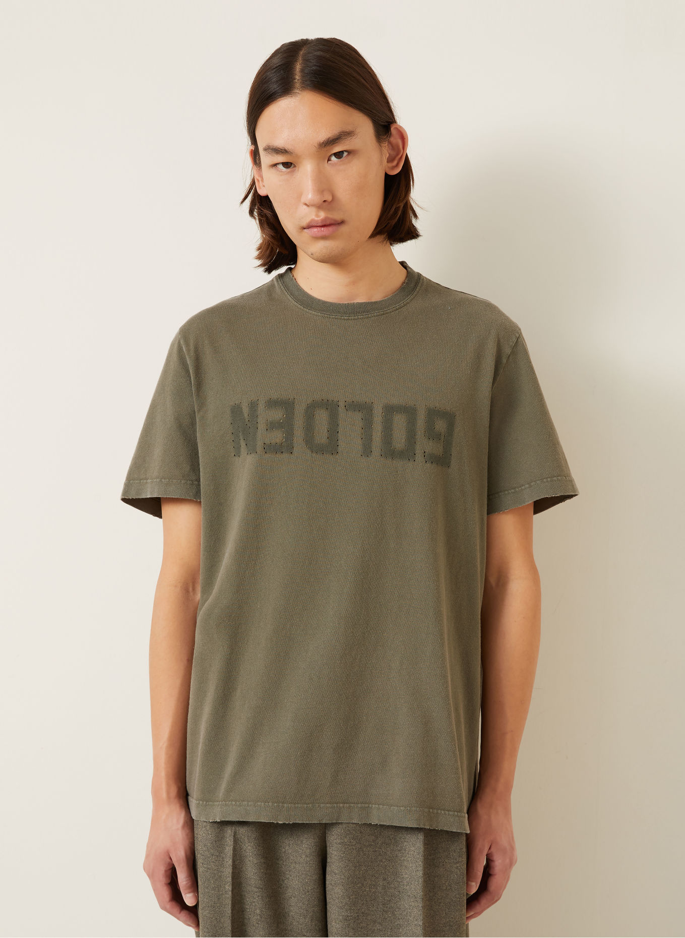 GOLDEN GOOSE T-shirt: OLIVE