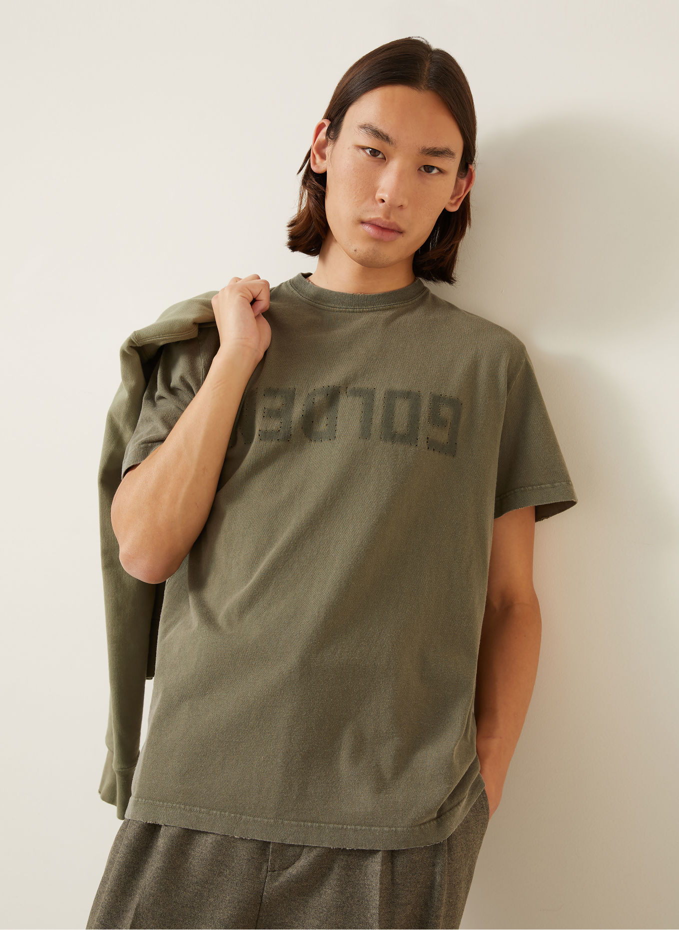 GOLDEN GOOSE T-shirt: OLIVE