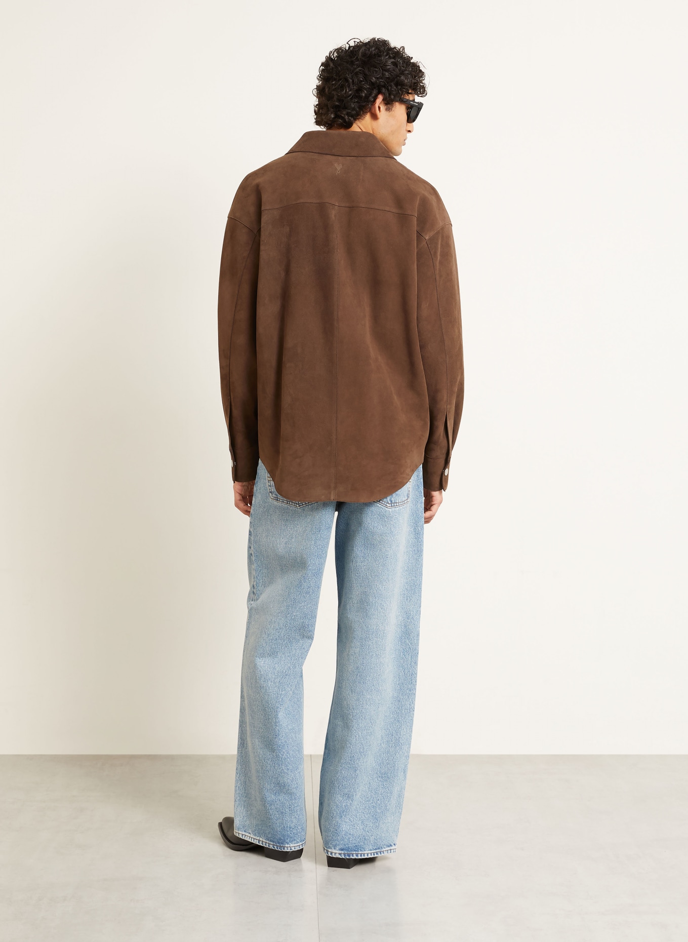 GOLDEN GOOSE PARKER-jeans met normale pasvorm en studs: 50100 BLUE/ HERITAGE WHITE