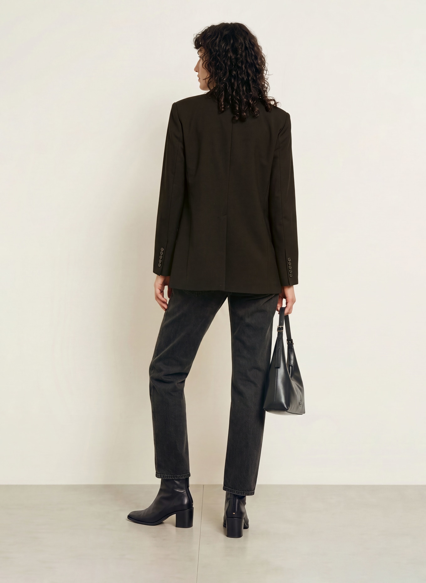 AGOLDE Straight jeans 90's PINCH WAIST: vnta vanta (dk marbled blk)