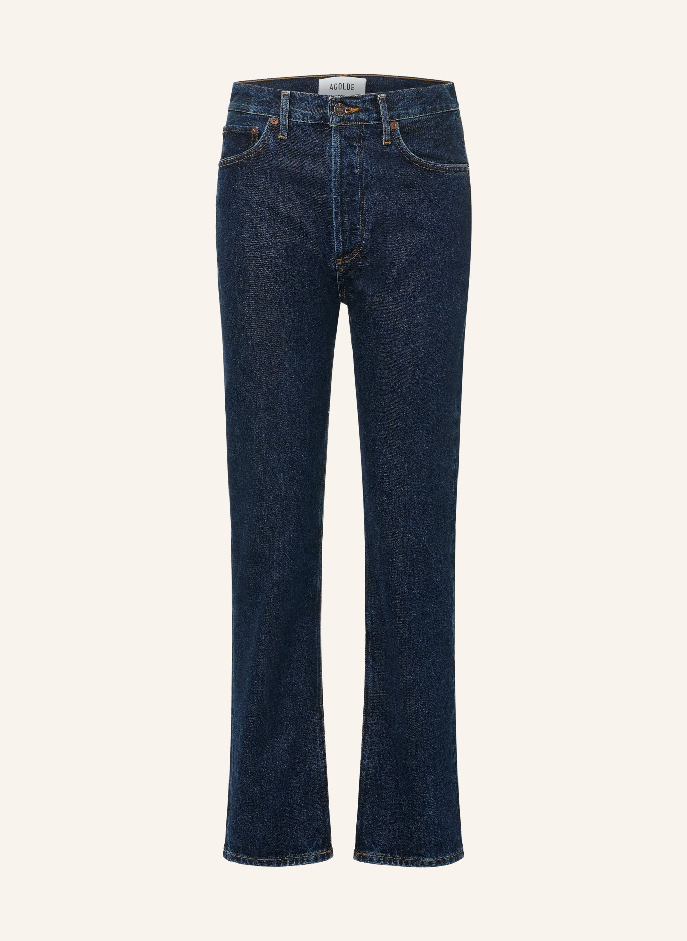 AGOLDE Straight jeans: pndlm pendulum (medium indigo)