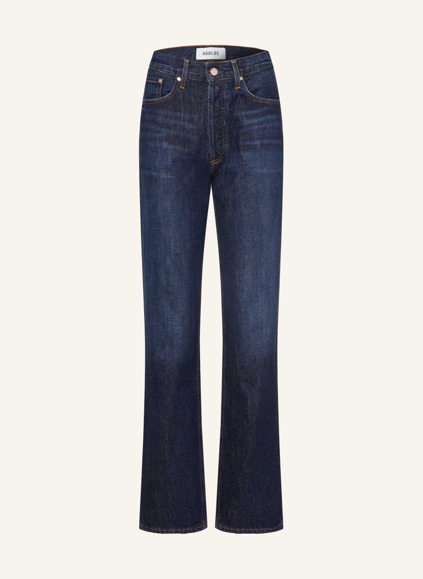 AGOLDE Straight jeans LANA: covl covell (dk marbled ind)