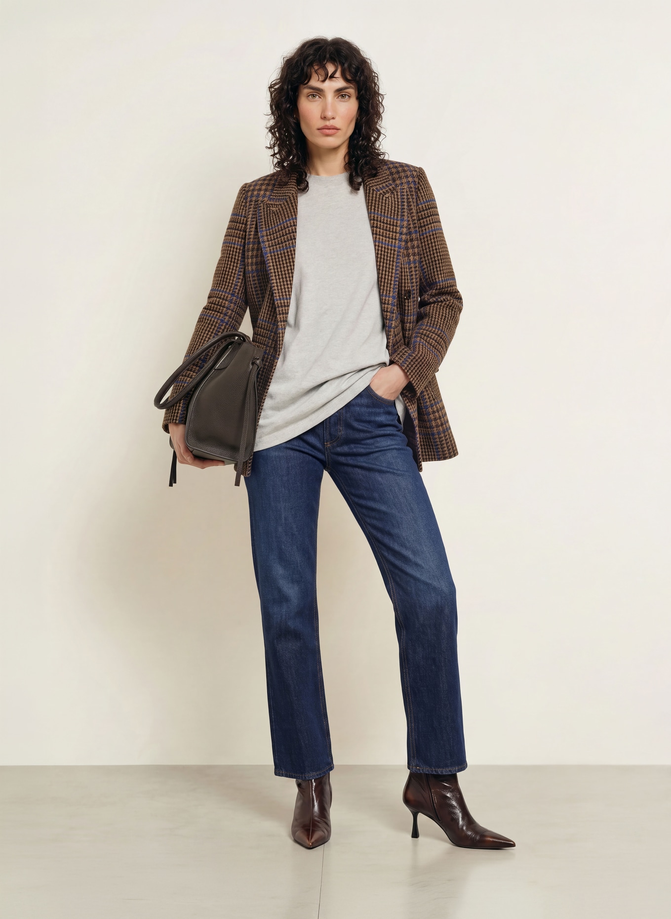 AGOLDE Straight jeans LANA: covl covell (dk marbled ind)