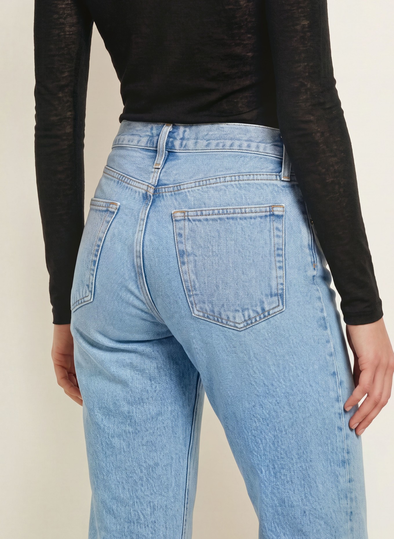 AGOLDE Straight Jeans ROMNEY: sram stream (lt vint wshd ind)