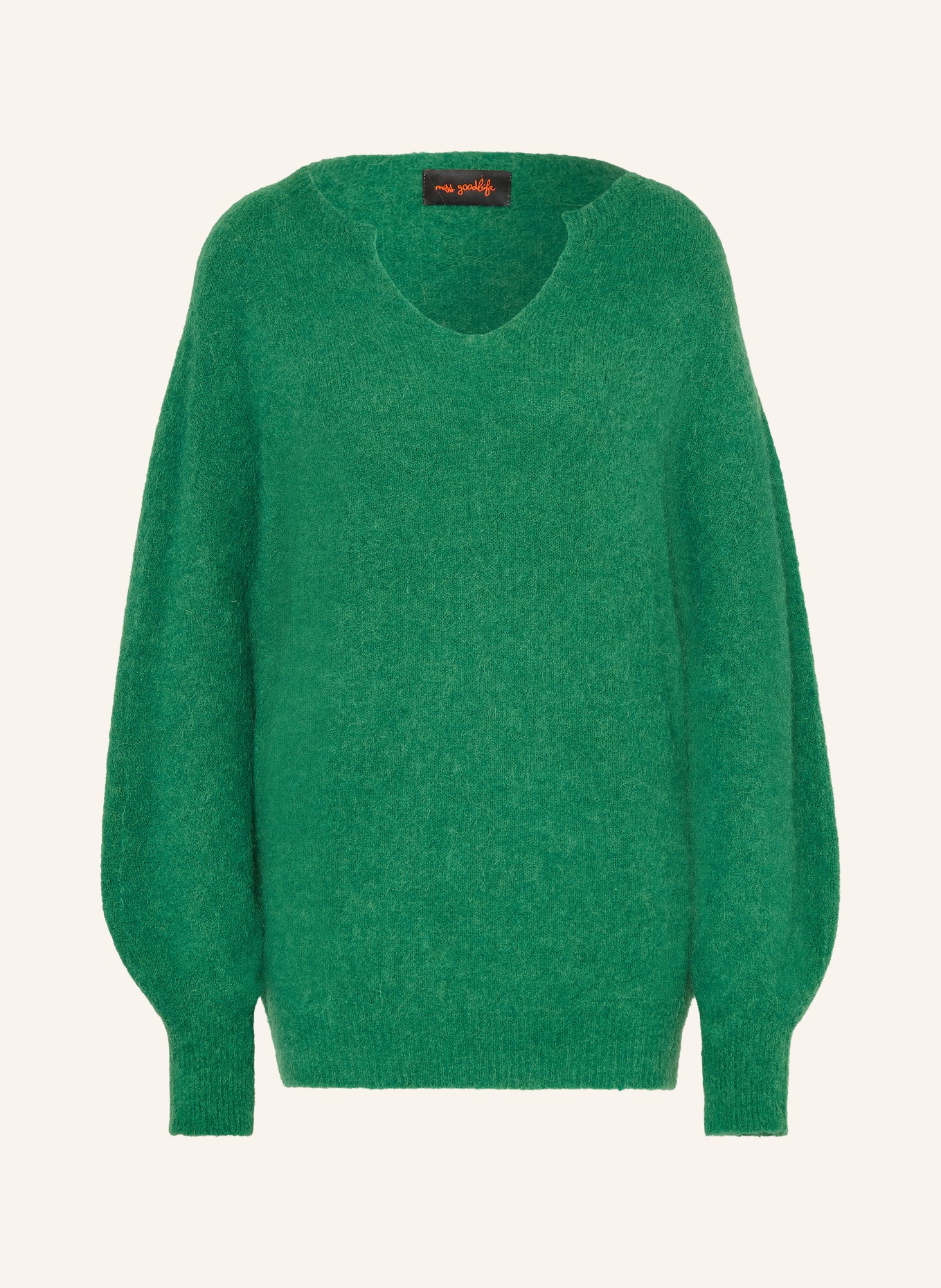 miss goodlife Pullover mit Alpaka: GRÜN