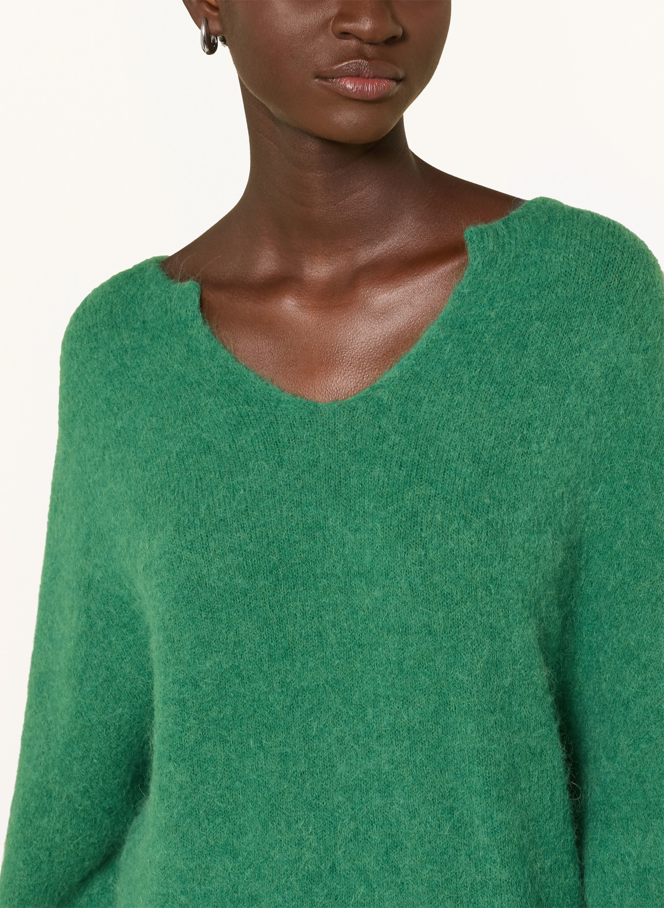 miss goodlife Pullover mit Alpaka: GRÜN