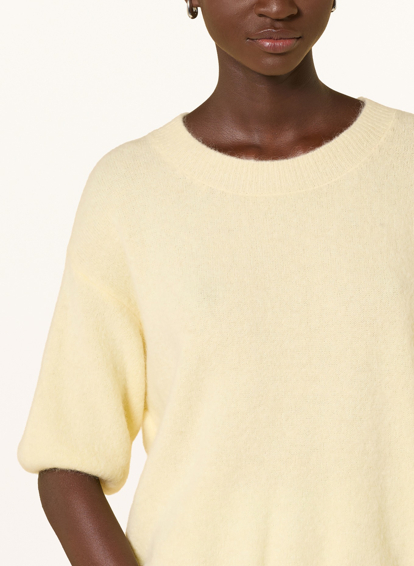 miss goodlife Pullover mit Alpaka: HELLGELB