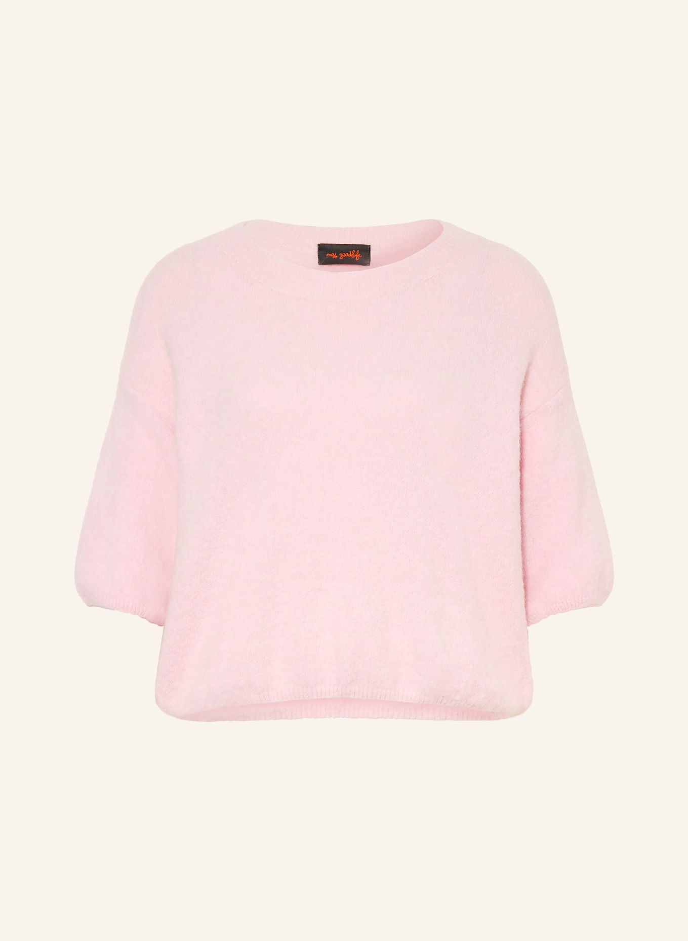 miss goodlife Strickshirt mit Alpaka: HELLROSA