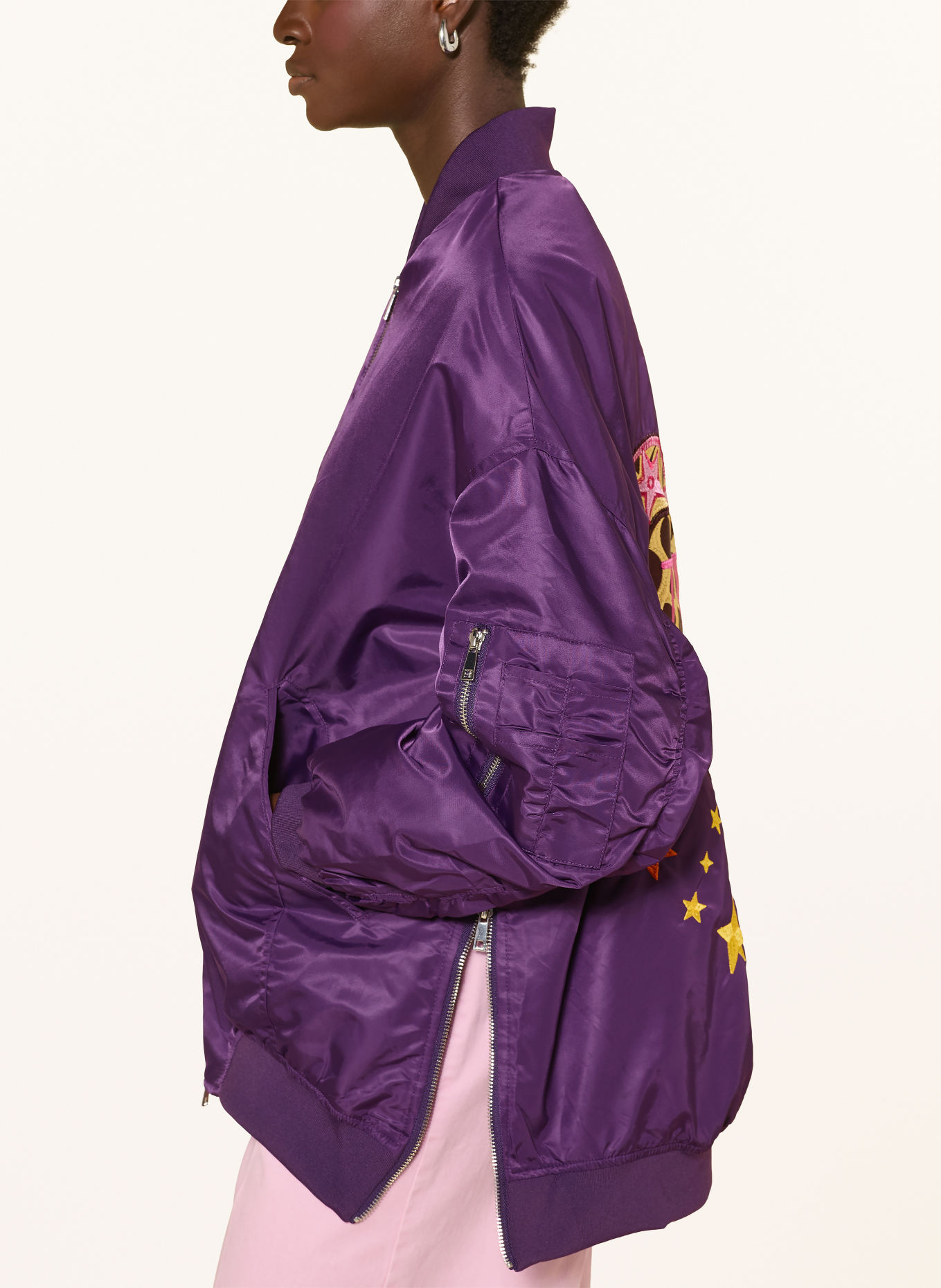 miss goodlife Blouson: LILAS / OR / ROSE FUCHSIA