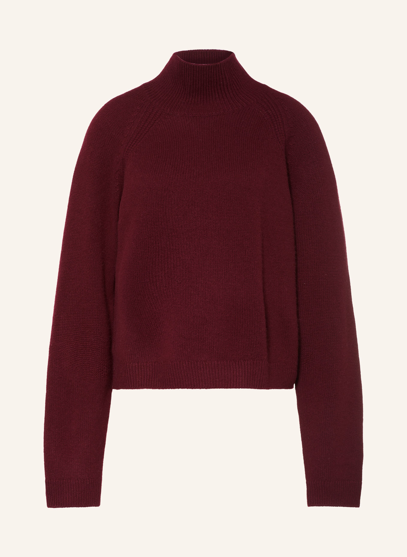 LADNERI Pullover SERENA mit Cashmere: DUNKELROT