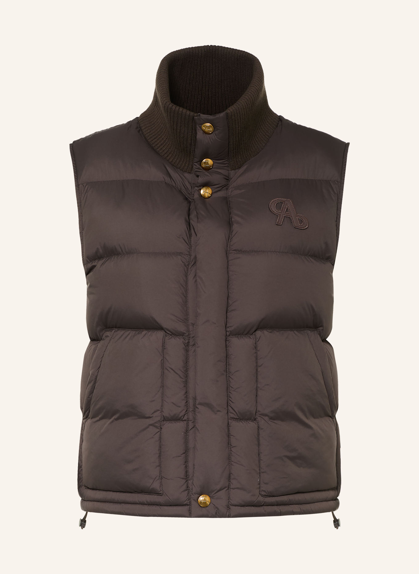 LADNERI Lightweight-Daunenweste AURAY: DUNKELBRAUN