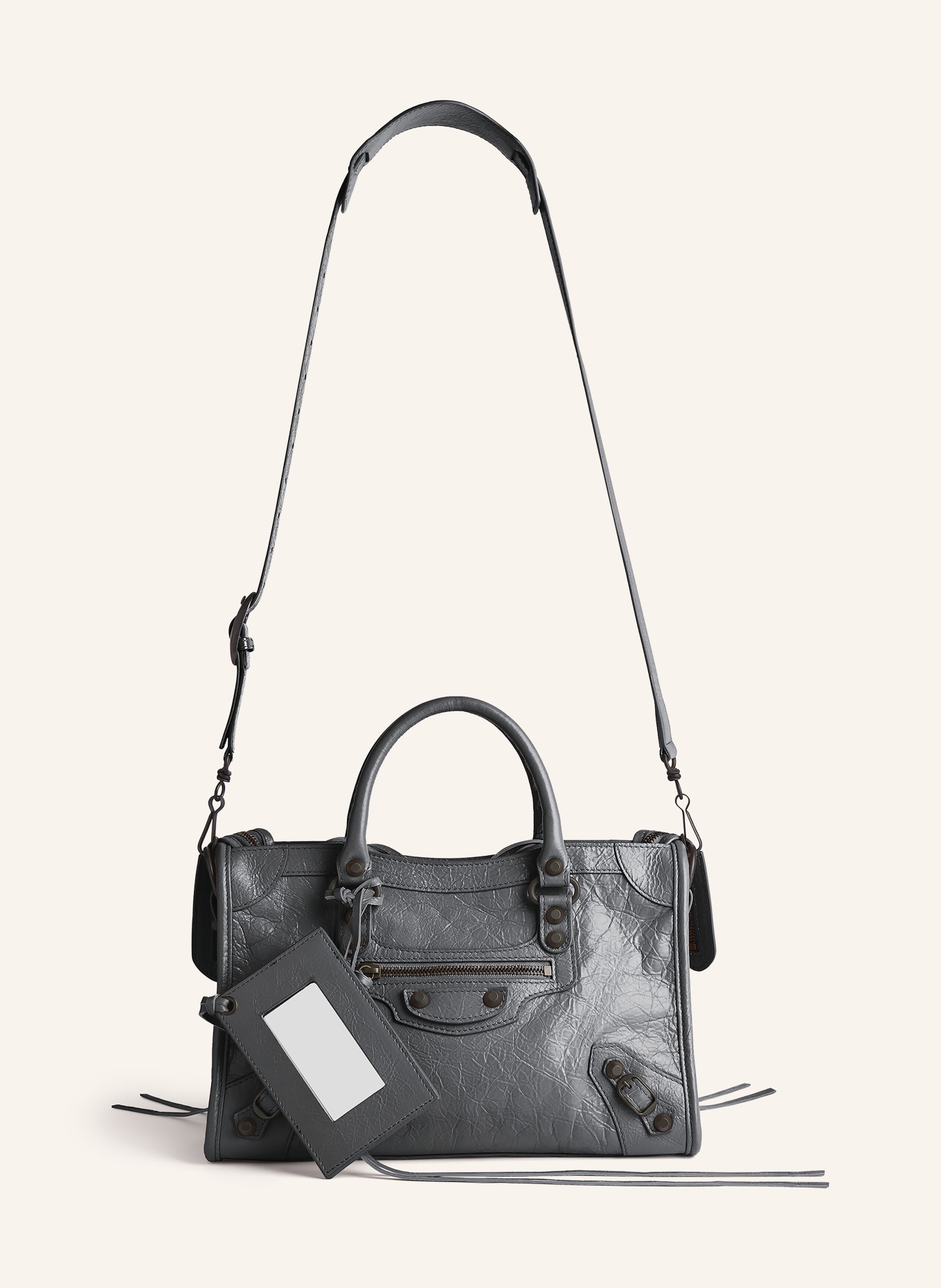 BALENCIAGA Handtasche LE CITY BAG SMALL: DUNKELGRAU