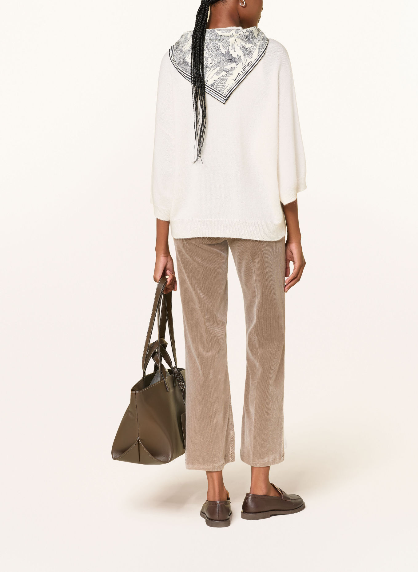 CAMBIO Cordhose FRANCESCA: TAUPE