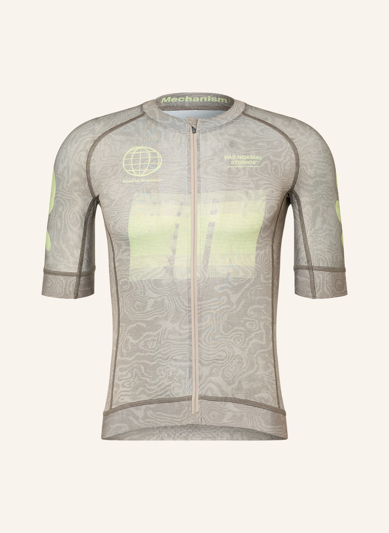 PAS NORMAL STUDIOS Maillot de vélo MECHANISM LOGO: VERT