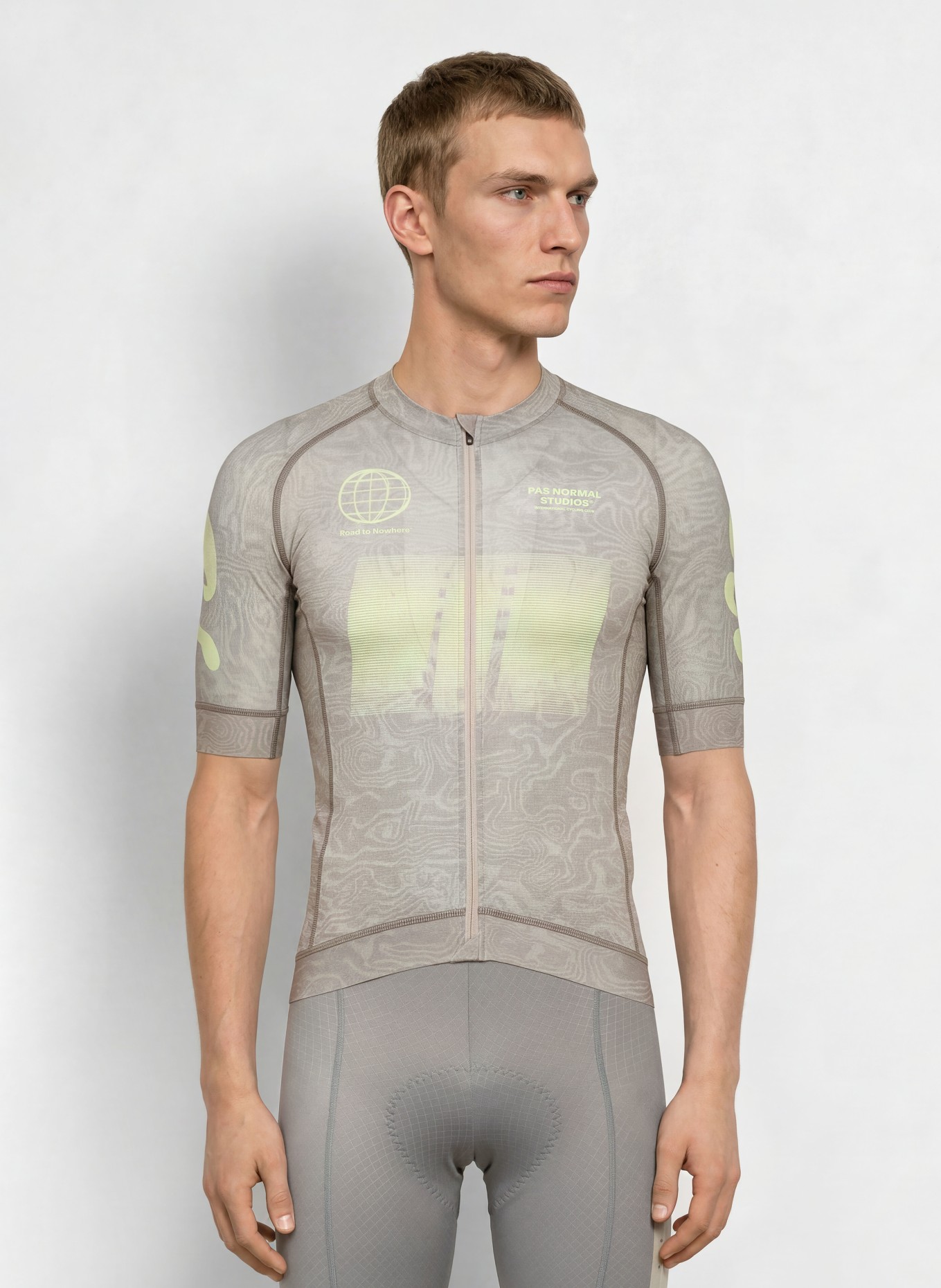 PAS NORMAL STUDIOS Maillot de vélo MECHANISM LOGO: VERT