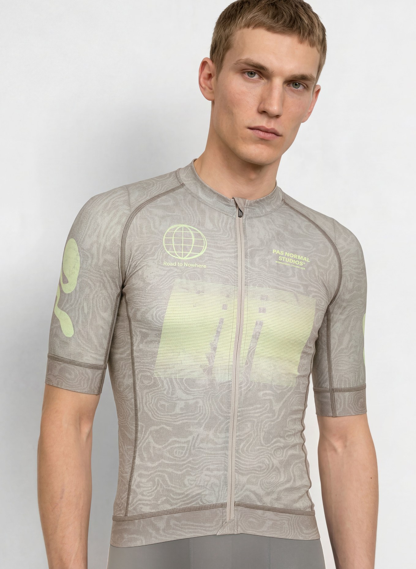 PAS NORMAL STUDIOS Maillot de vélo MECHANISM LOGO: VERT