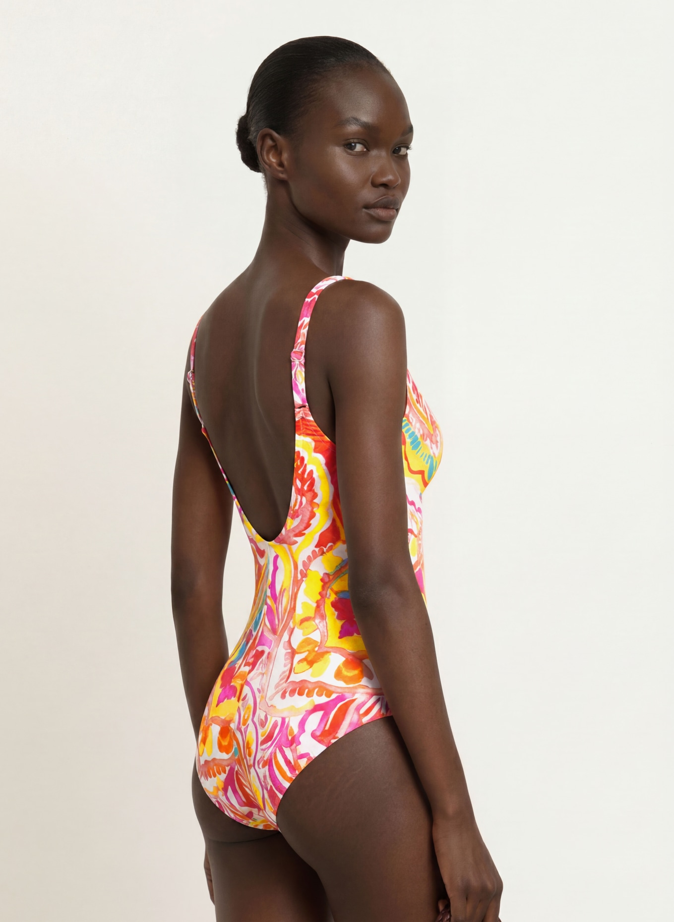 Charmline Corrigerend badpak SUMMER INFUSION: ROOD / PAARS / GEEL