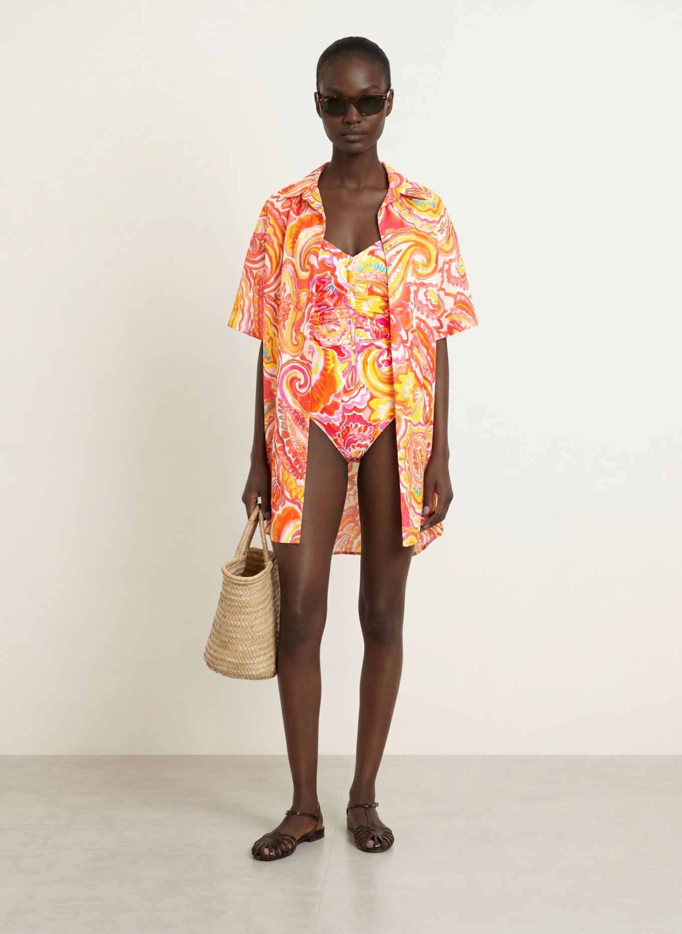 Charmline Corrigerend badpak SUMMER INFUSION: ROOD / ORANJE / GEEL