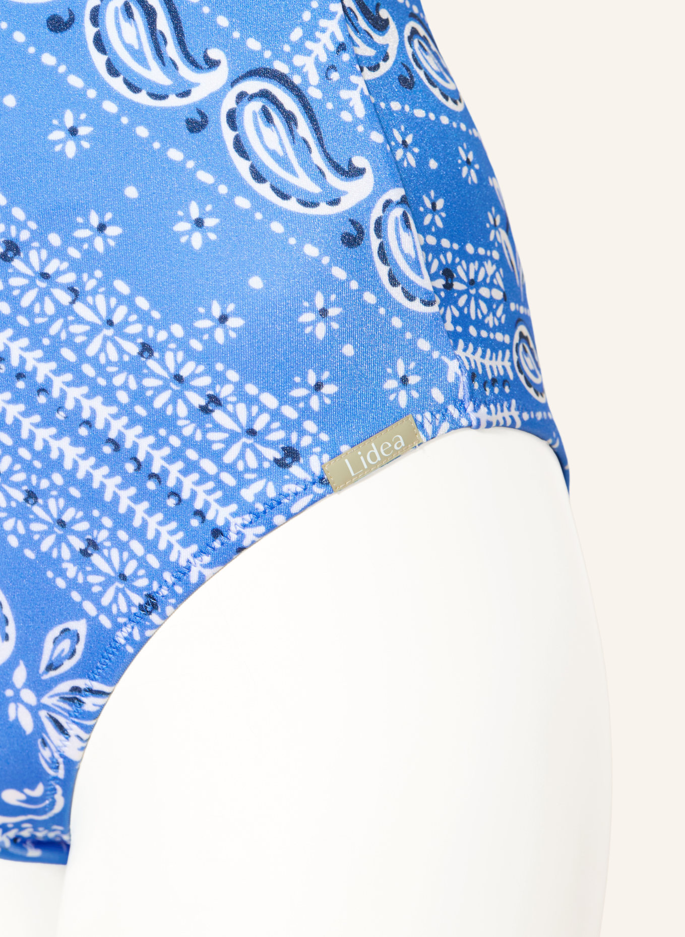 Lidea Badeanzug BANDANA: BLAU / DUNKELBLAU / WEISS