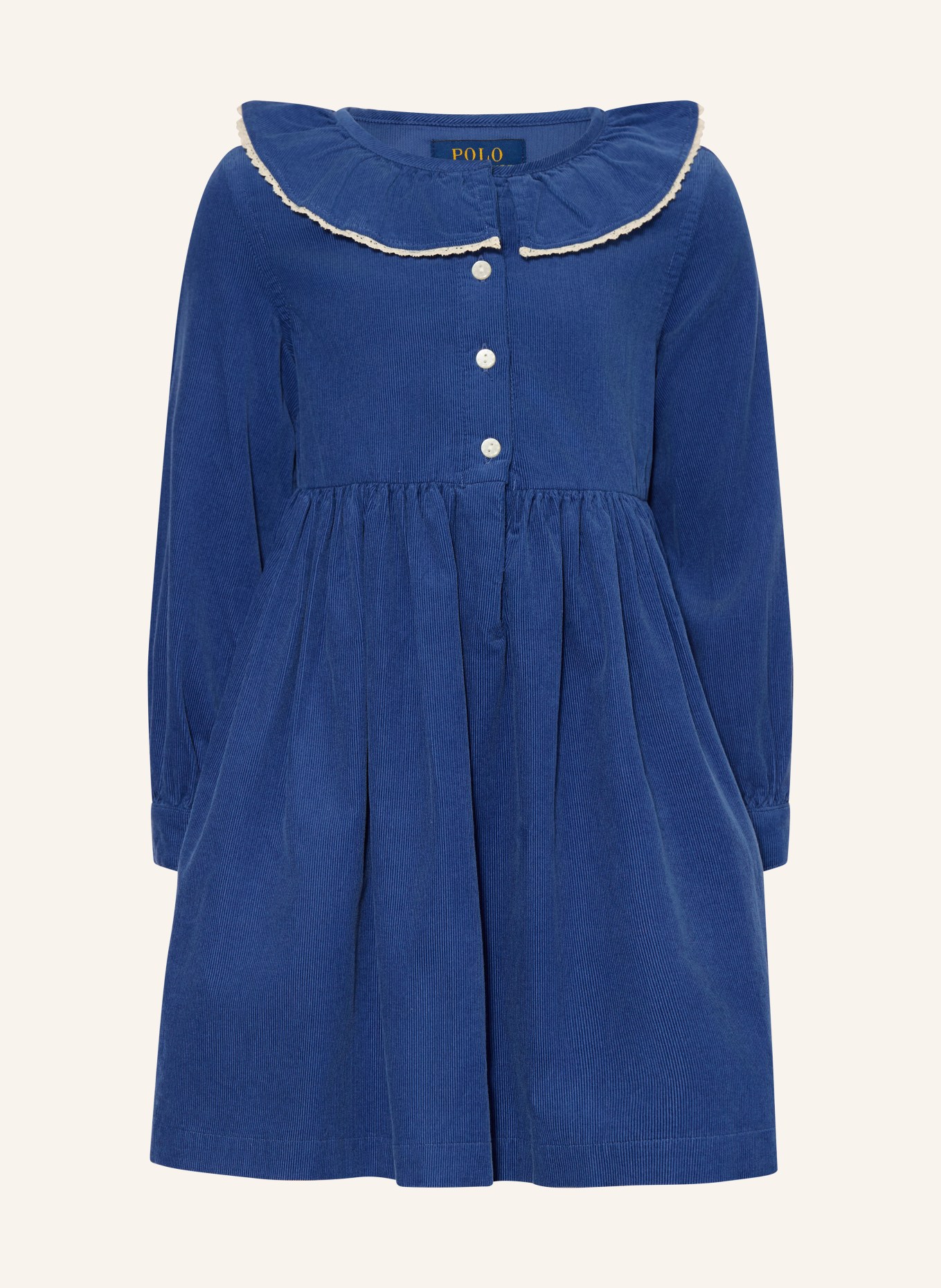 POLO RALPH LAUREN Corduroyjurk: BLAUW