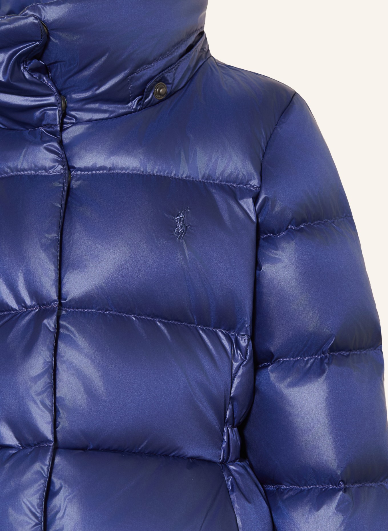 POLO RALPH LAUREN Down coat with removable hood: DARK BLUE