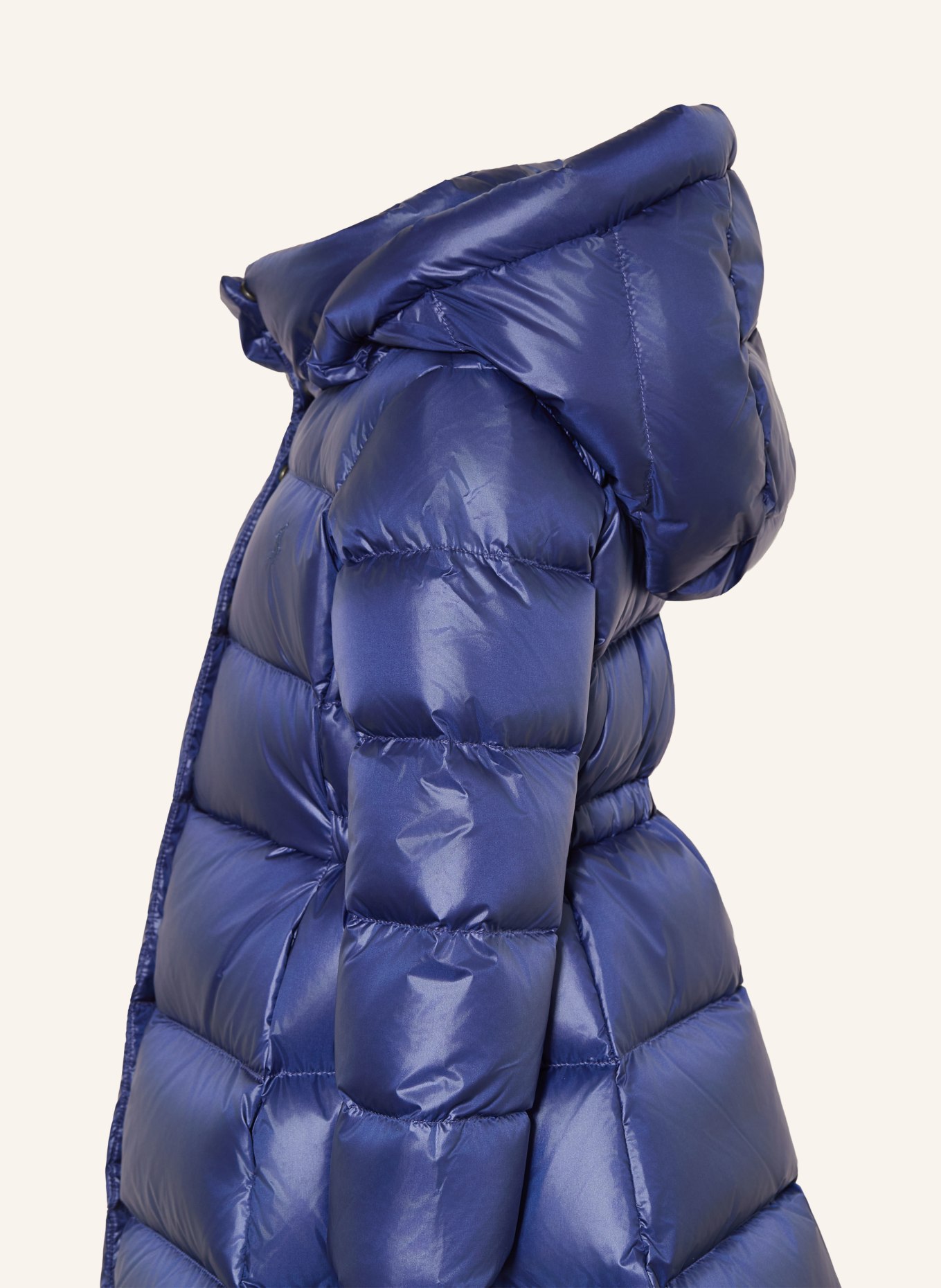 POLO RALPH LAUREN Down coat with removable hood: DARK BLUE