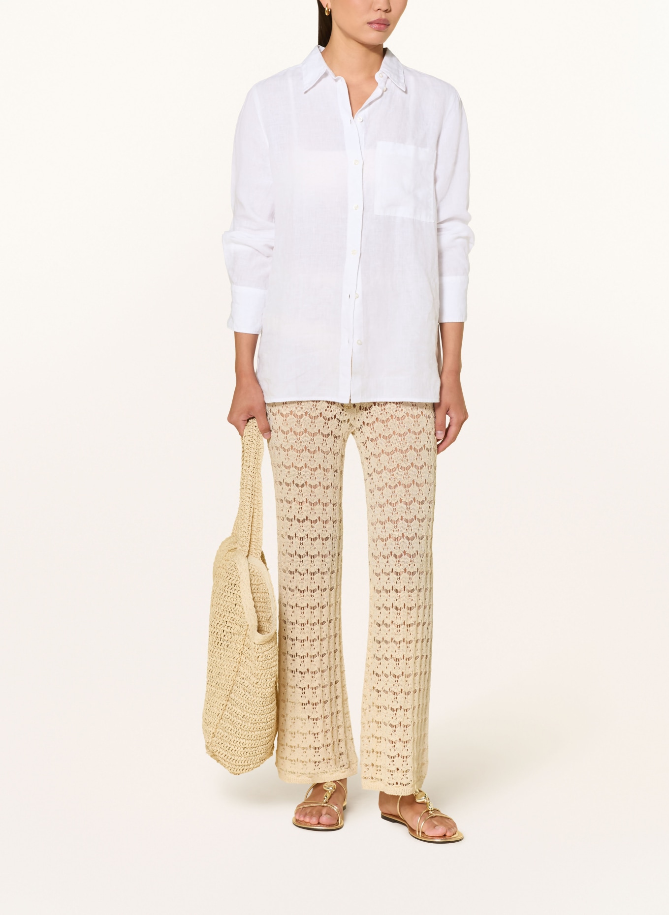 MARYAN MEHLHORN Strickhose SERENITY: ECRU