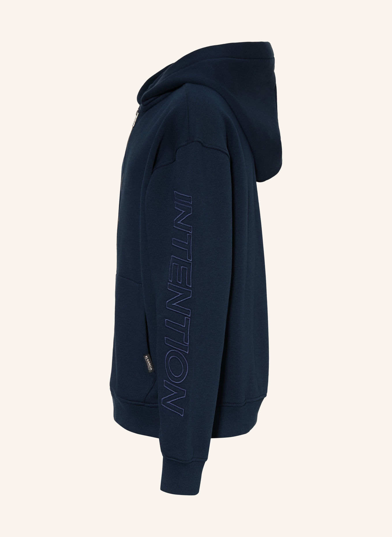 GARCIA Zip-up sweatshirt: DARK BLUE