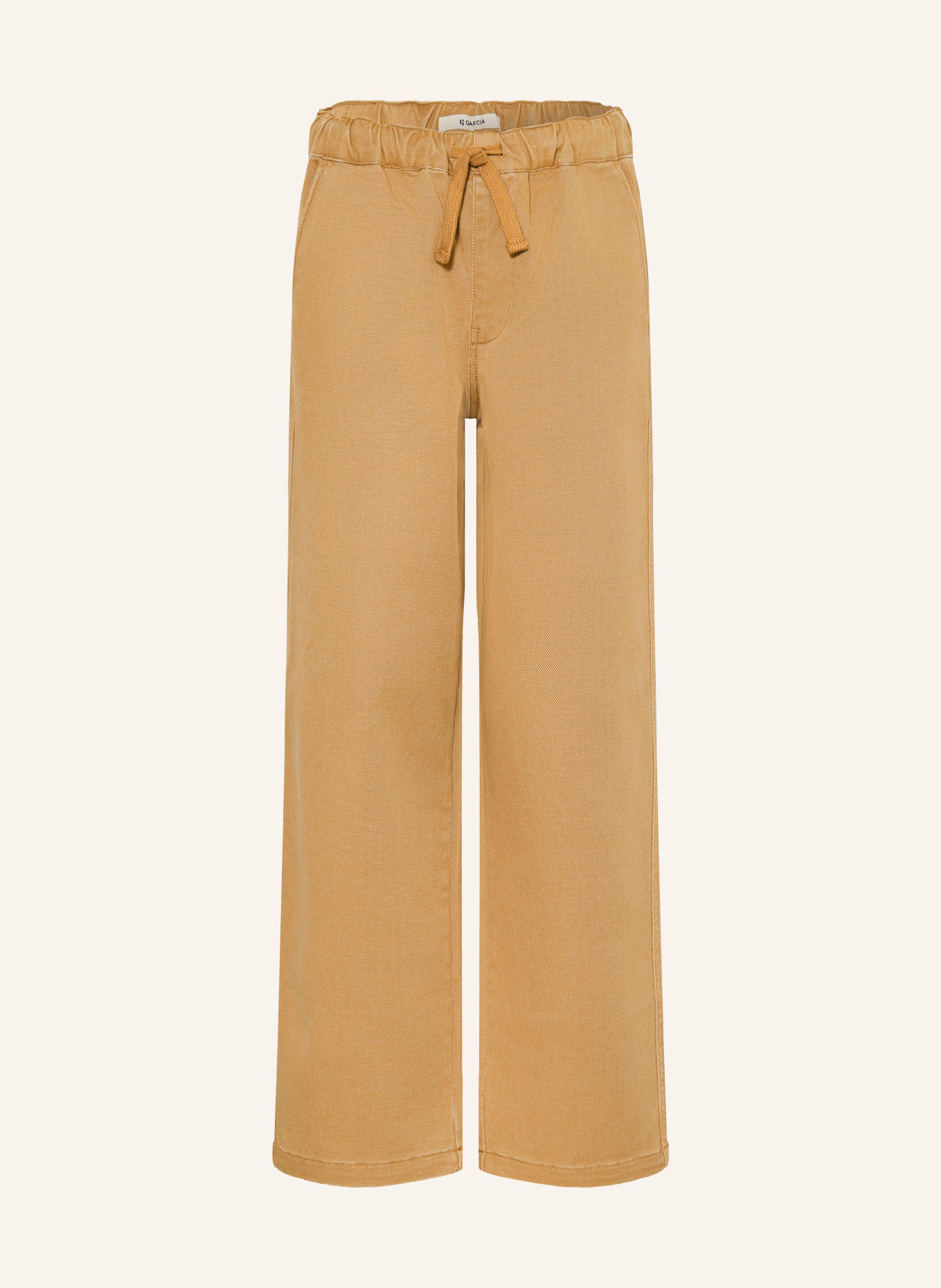 GARCIA Hose im Jogging-Stil: COGNAC