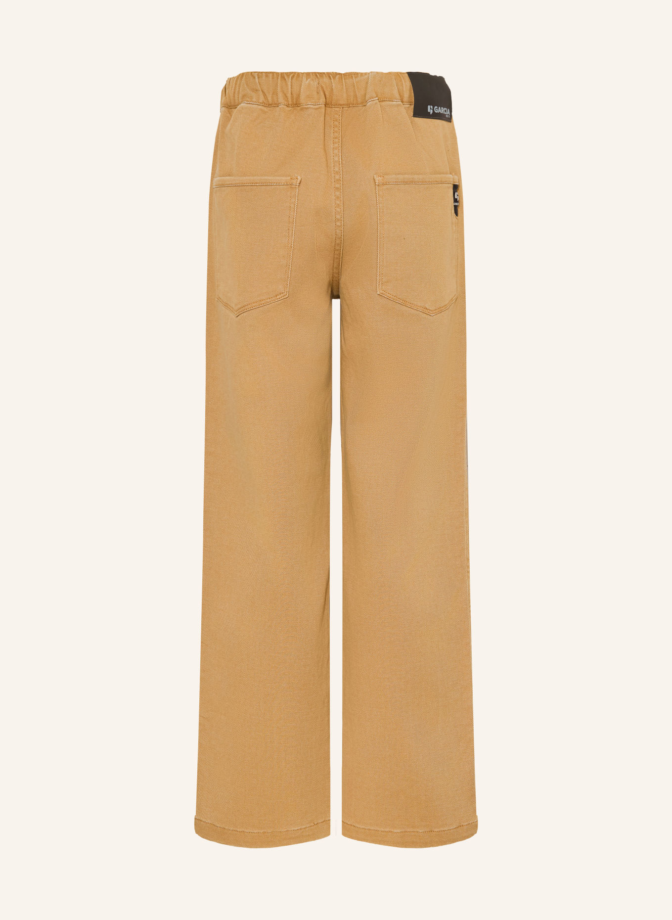 GARCIA Hose im Jogging-Stil: COGNAC