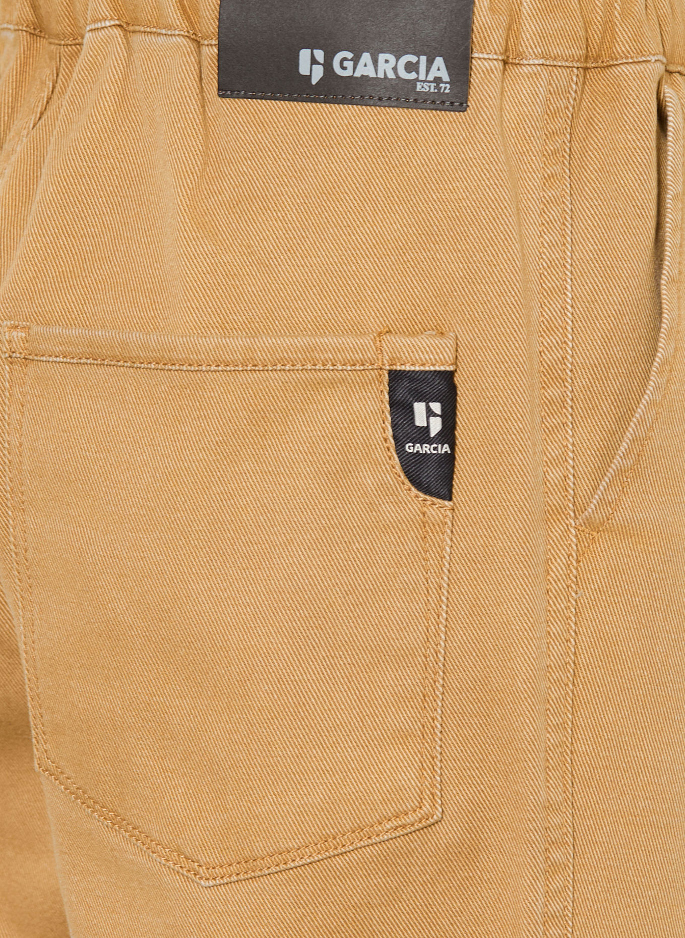GARCIA Hose im Jogging-Stil: COGNAC