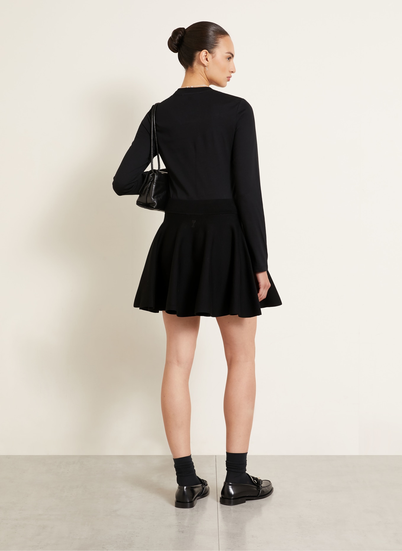 AMI PARIS Longsleeve: ZWART