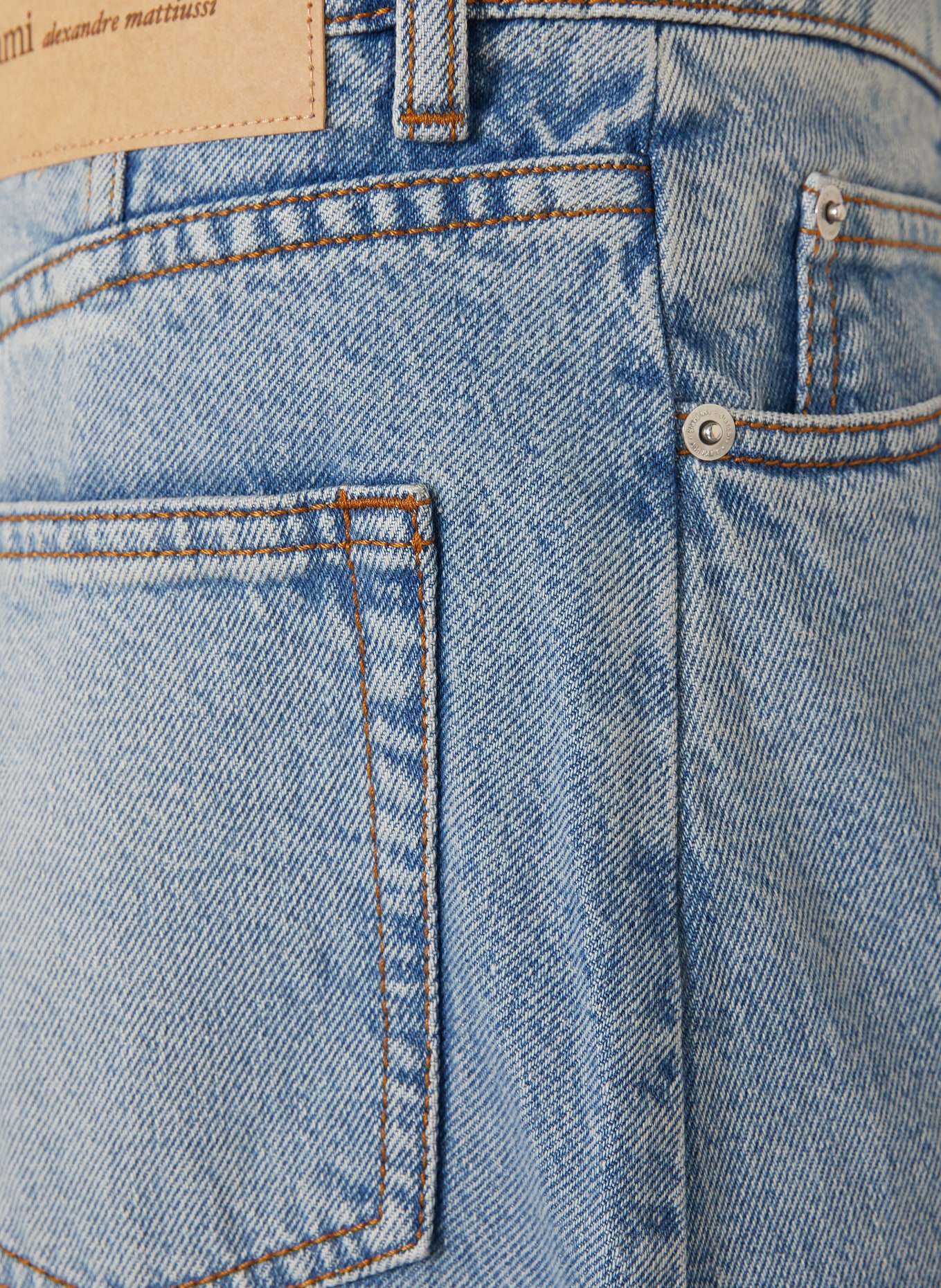 AMI PARIS Jeansrock: HELLBLAU