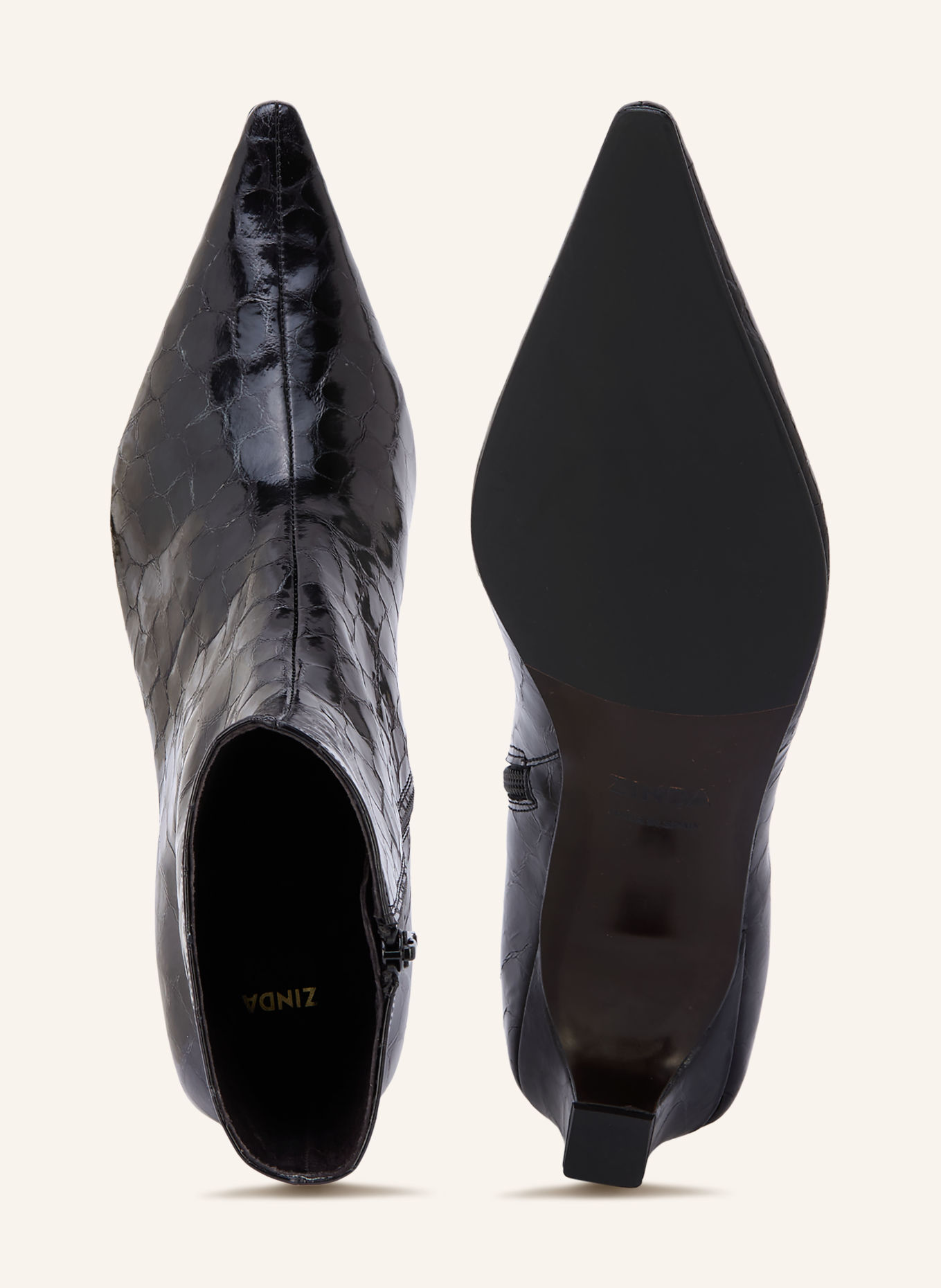 ZINDA Bottines NINJA: NOIR