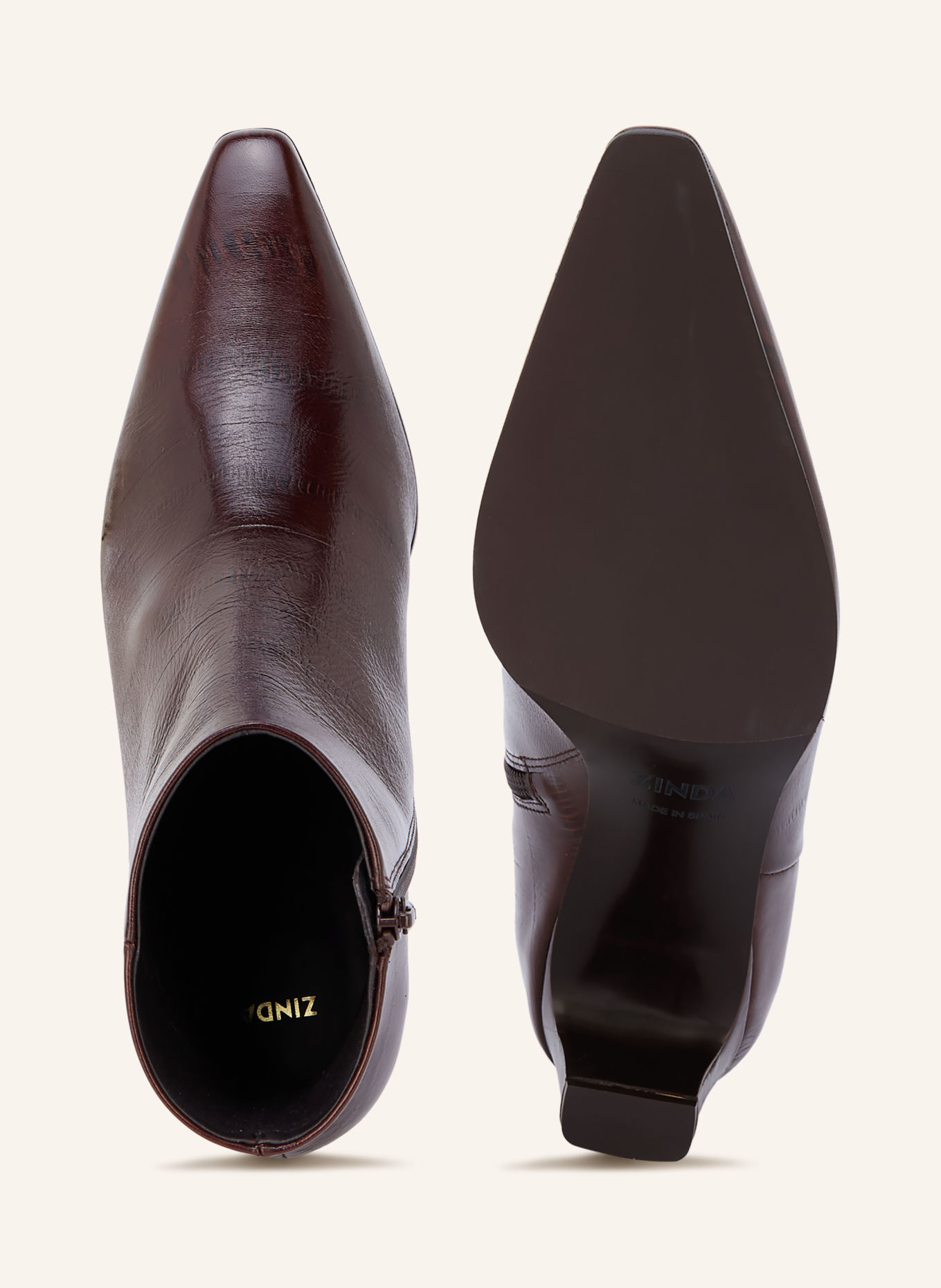 ZINDA Bottines ANGUILA: MARRON
