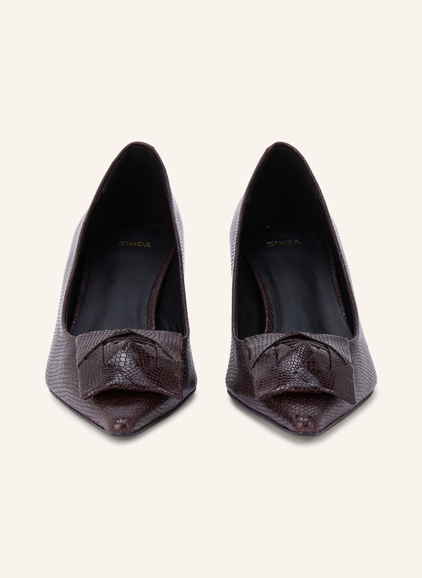 ZINDA Escarpins: MARRON FONCÉ